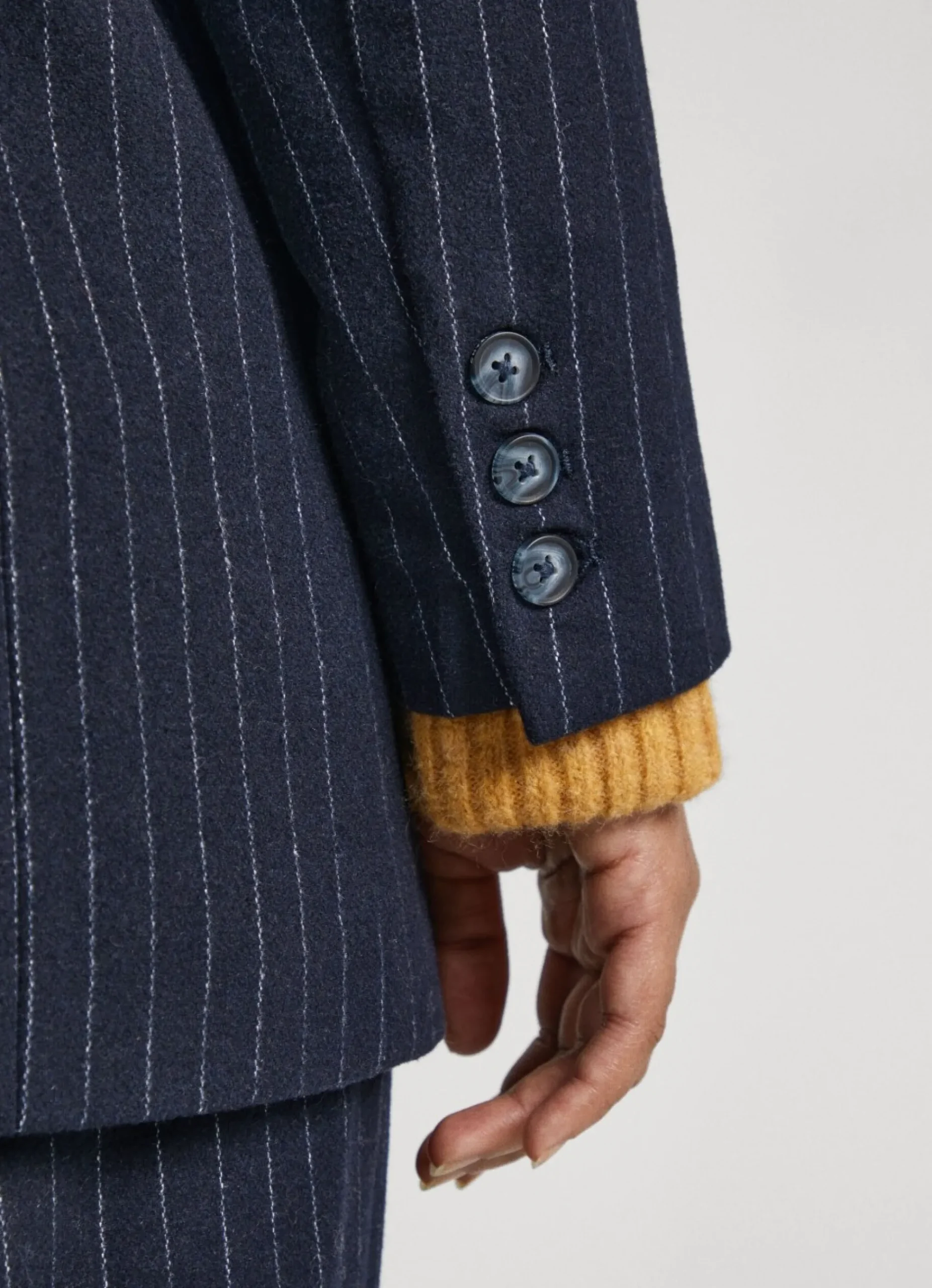 Mulher Pepe Jeans Casaco E Jaquetas>Blazer Comprido As Riscas