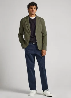 Homem Pepe Jeans Casaco E Jaquetas>Blazer De Algodao Popelina