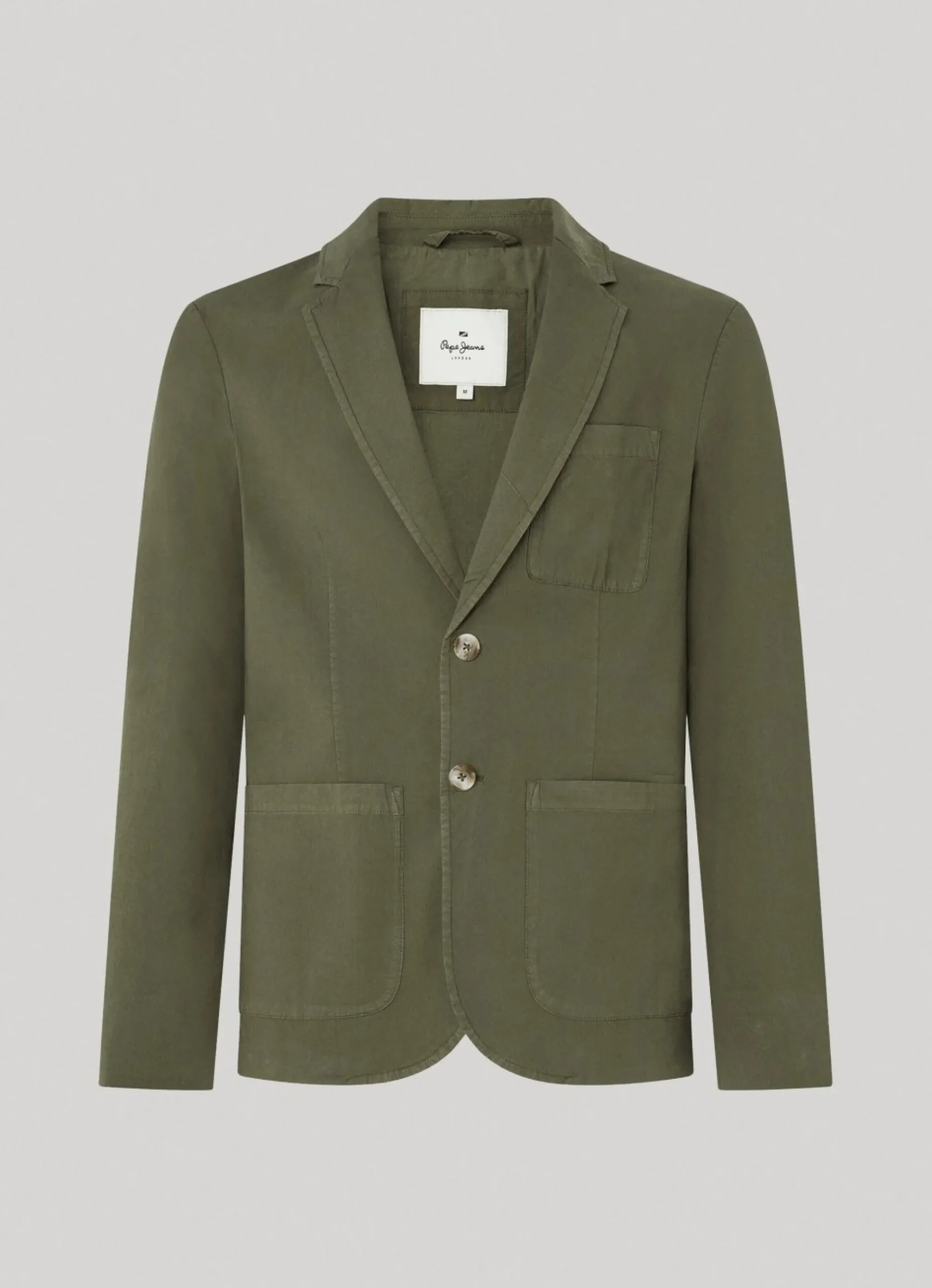 Homem Pepe Jeans Casaco E Jaquetas>Blazer De Algodao Popelina
