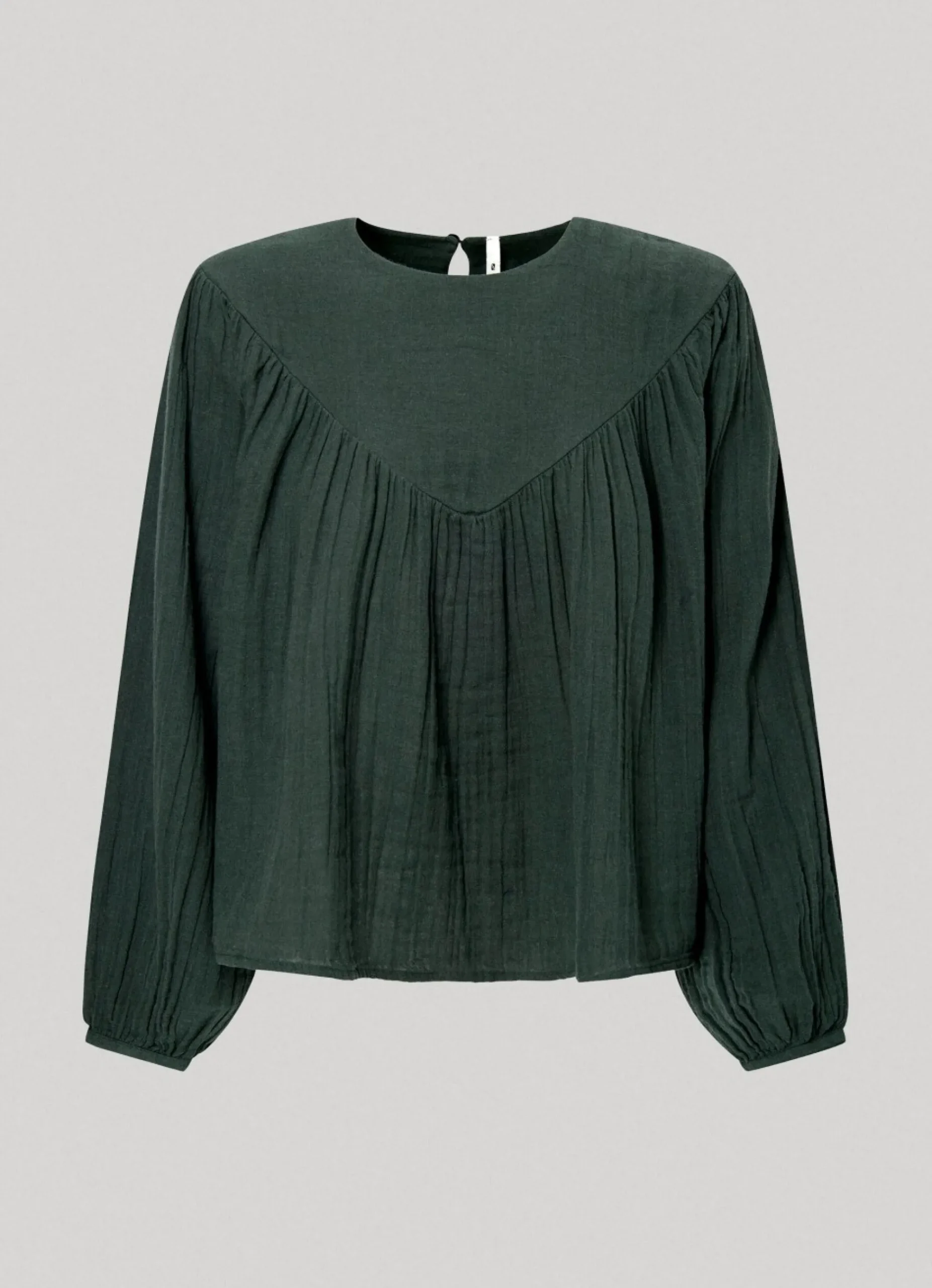 Mulher Pepe Jeans Camisas E Blusas>Blusa Algodao Waffle