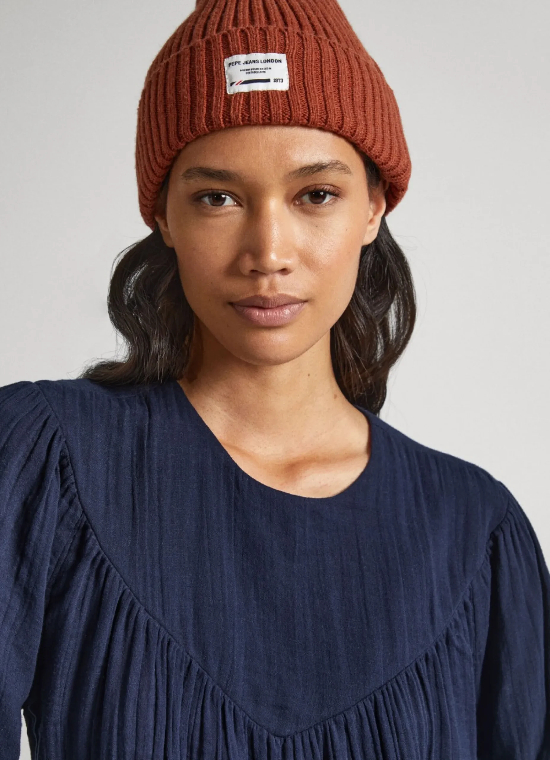 Mulher Pepe Jeans Camisas E Blusas>Blusa Algodao Waffle