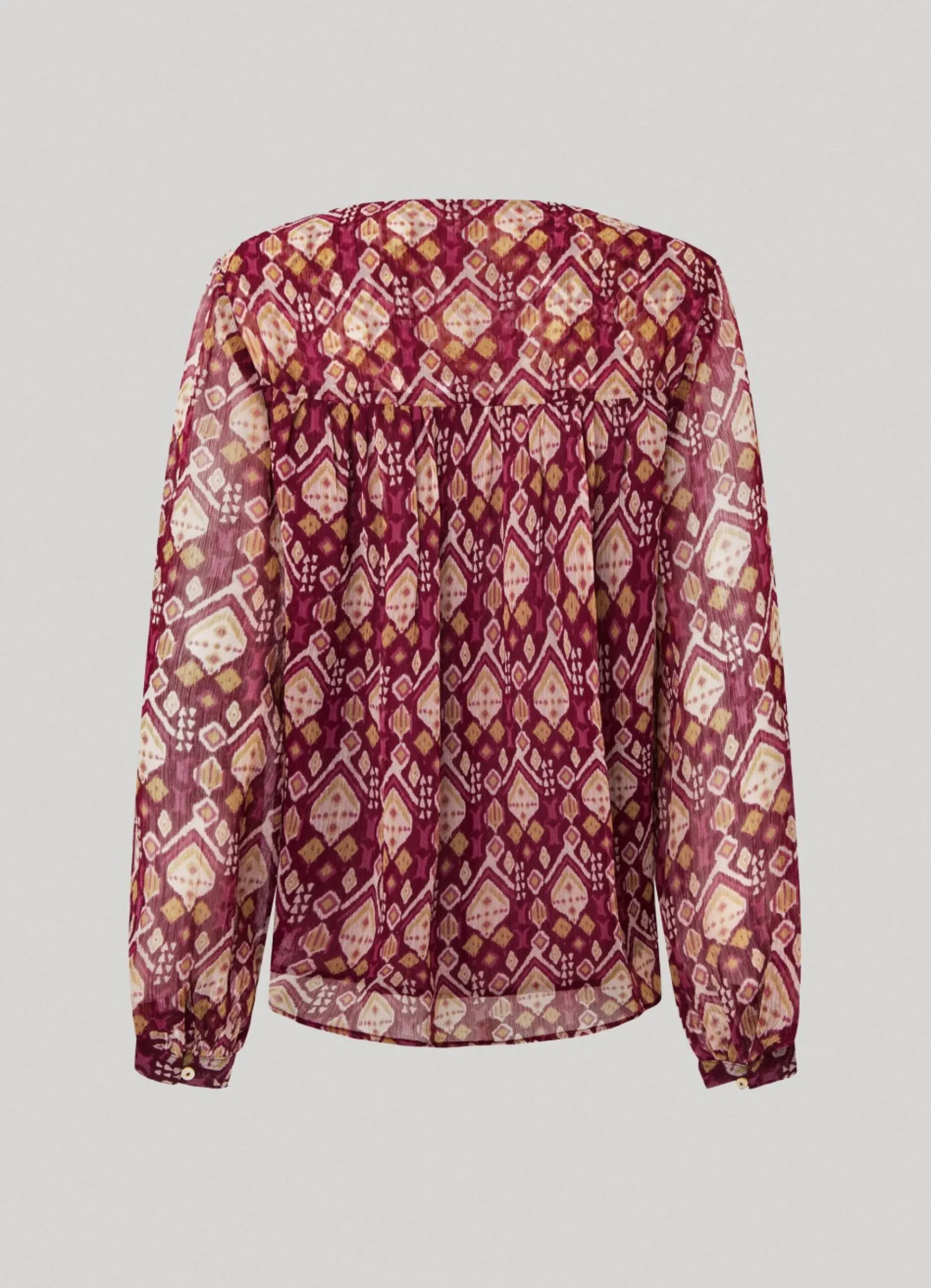 Mulher Pepe Jeans Camisas E Blusas>Blusa Com Decote Fechadura