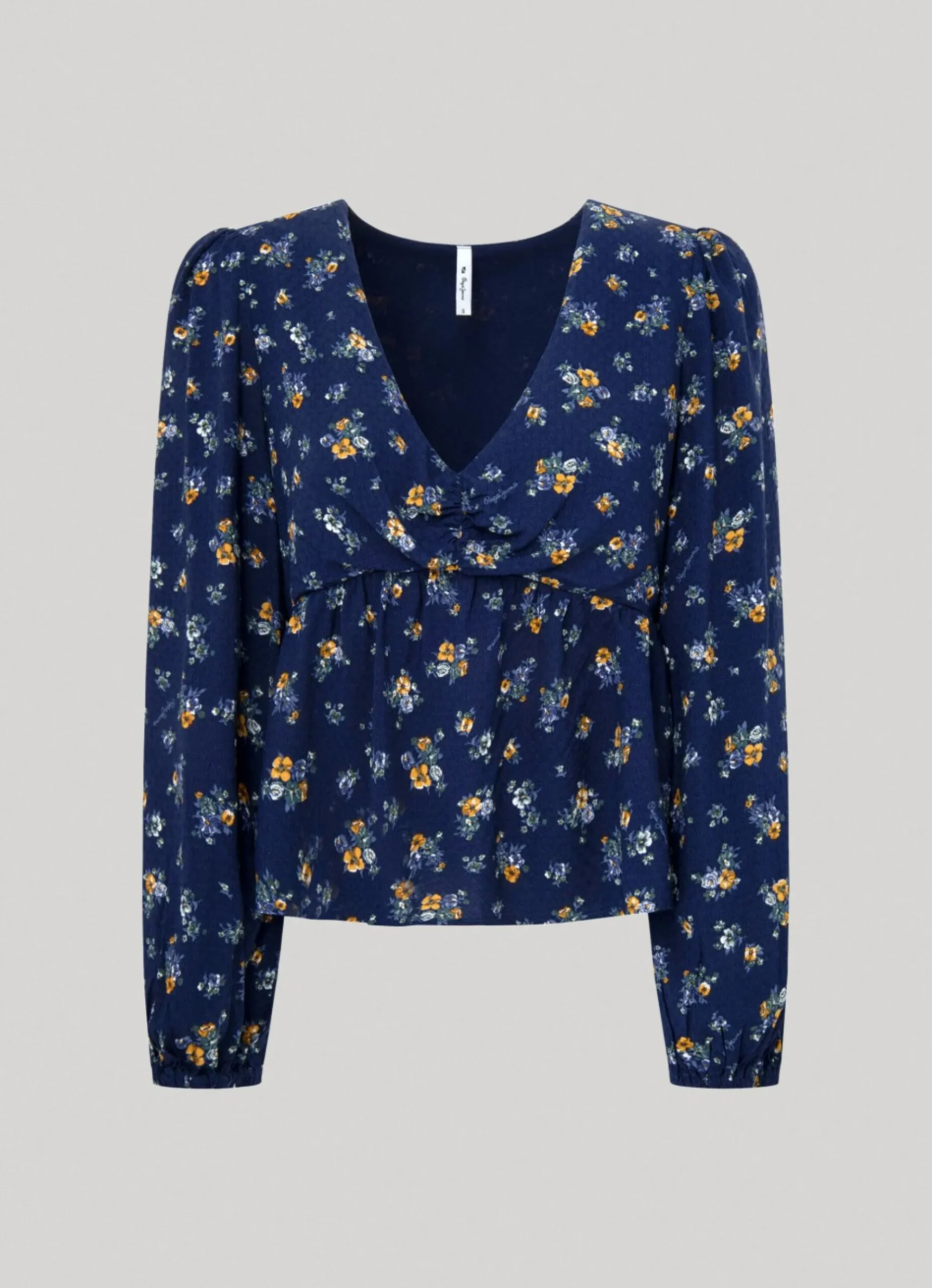 Mulher Pepe Jeans Camisas E Blusas>Blusa Dobby Padrao Floral