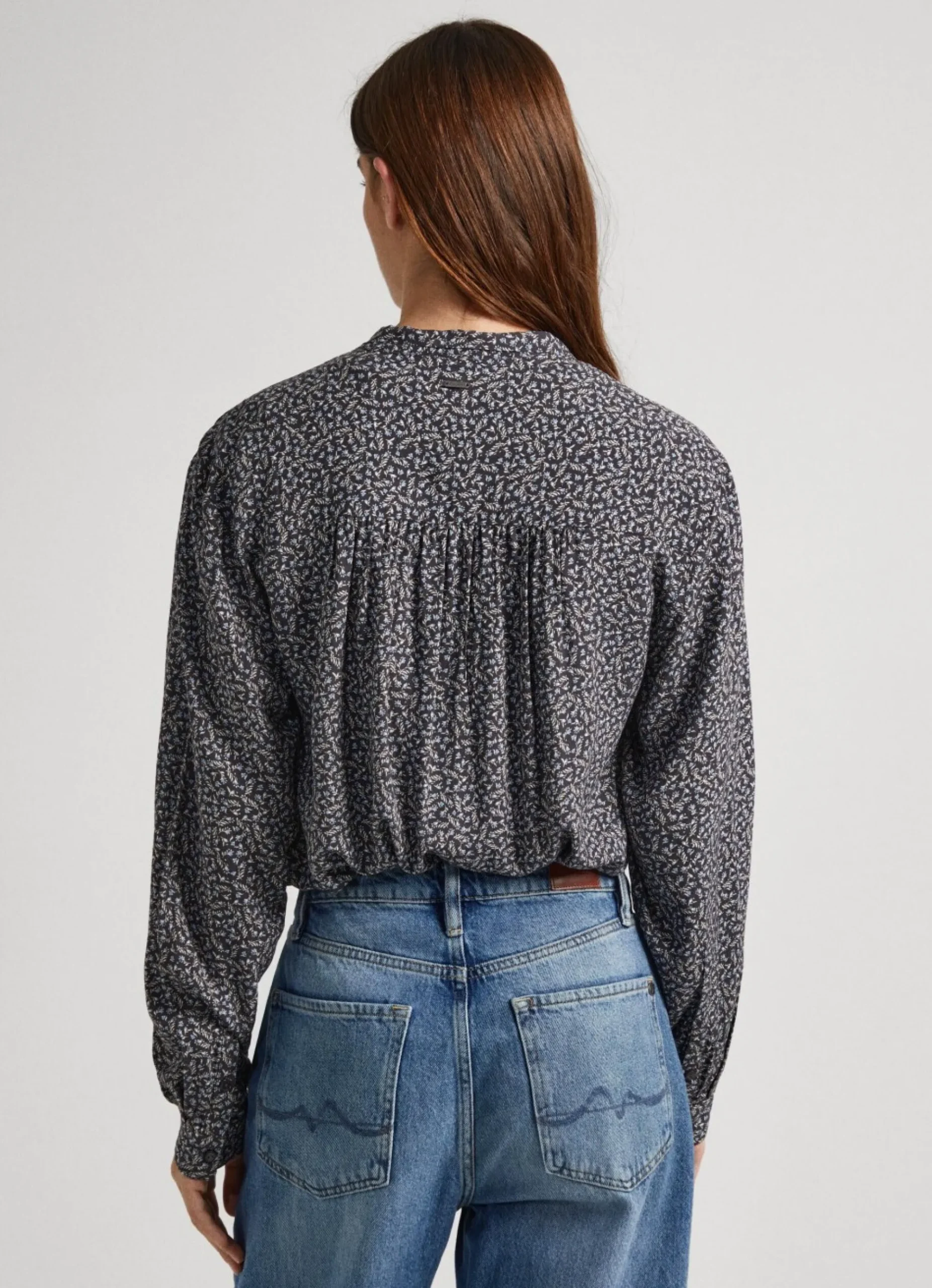 Mulher Pepe Jeans Camisas E Blusas>Blusa Dobby Padrao Floral