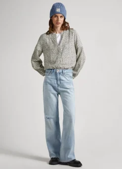 Mulher Pepe Jeans Camisas E Blusas>Blusa Padrao Floral