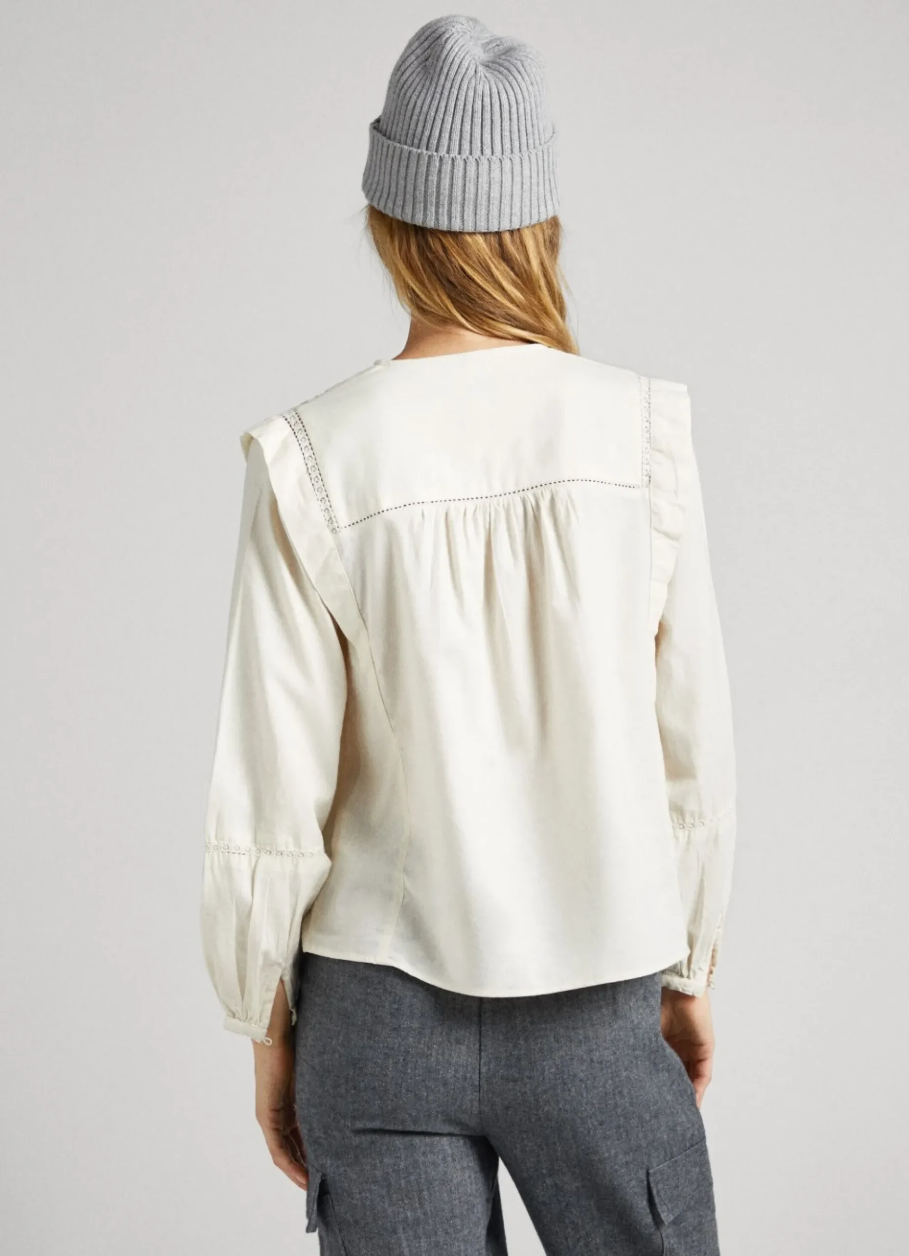 Mulher Pepe Jeans Camisas E Blusas>Blusa Sarja Algodao