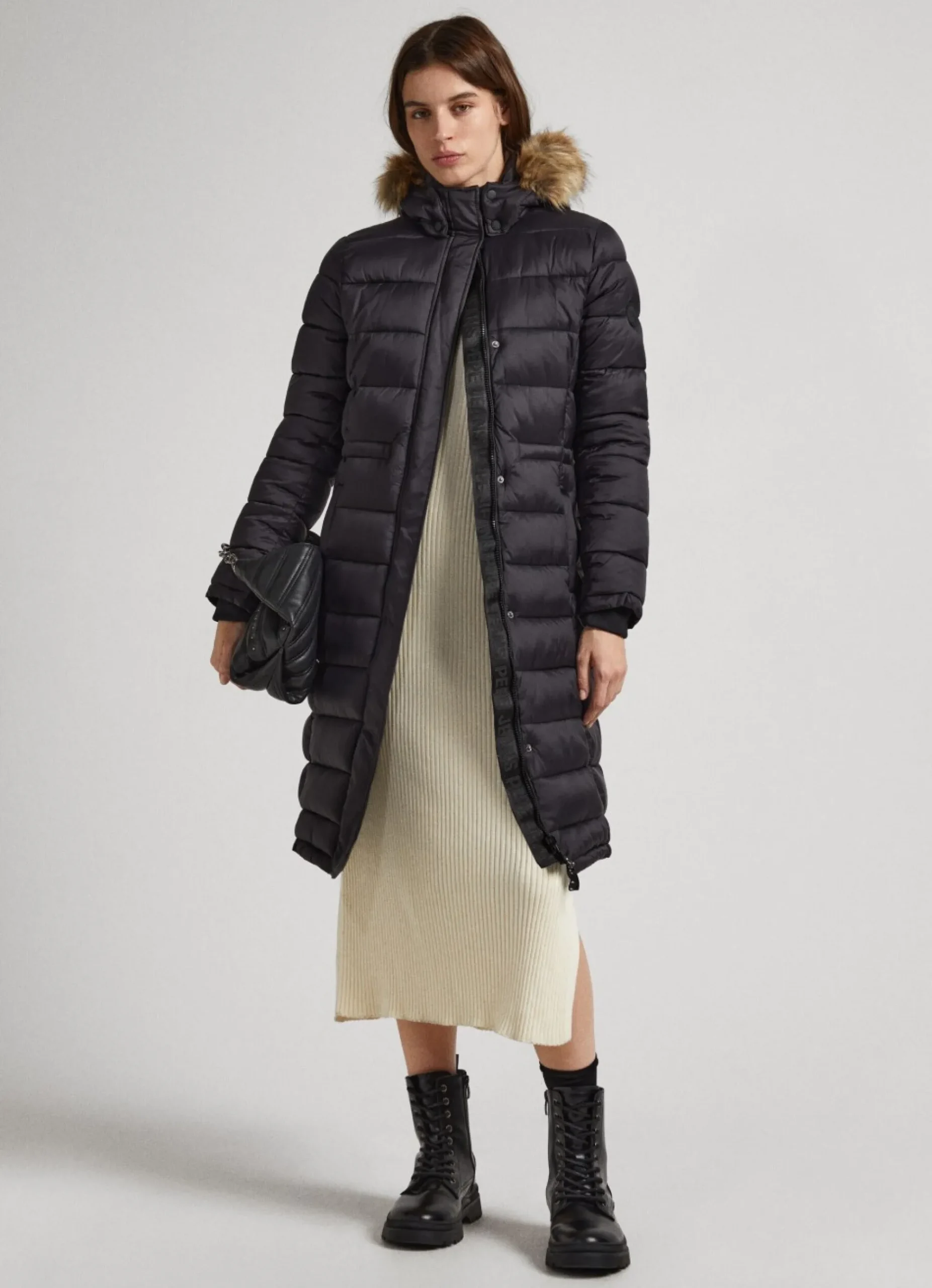 Mulher Pepe Jeans Casaco E Jaquetas>Blusao Comprido Acolchoado