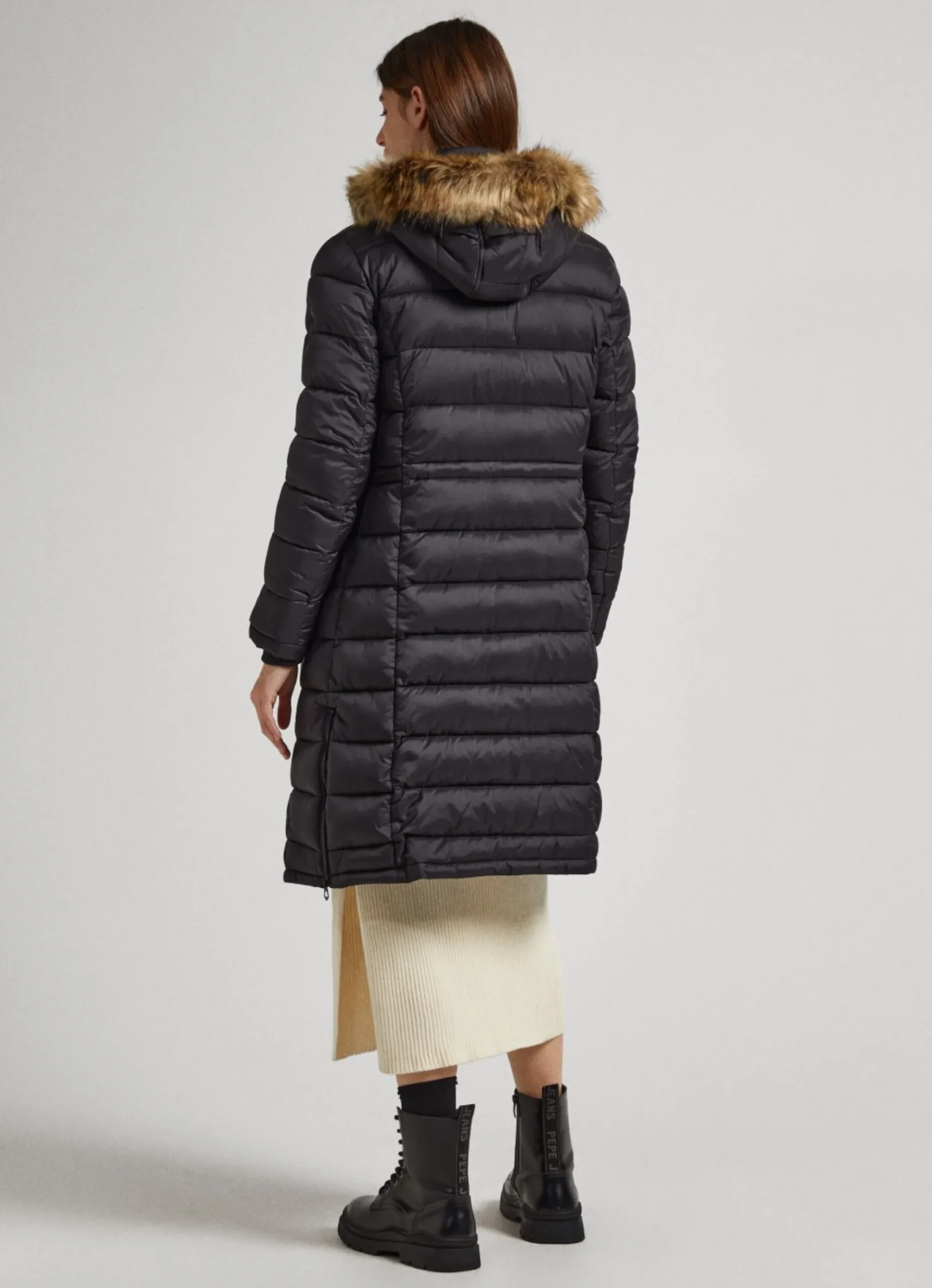 Mulher Pepe Jeans Casaco E Jaquetas>Blusao Comprido Acolchoado