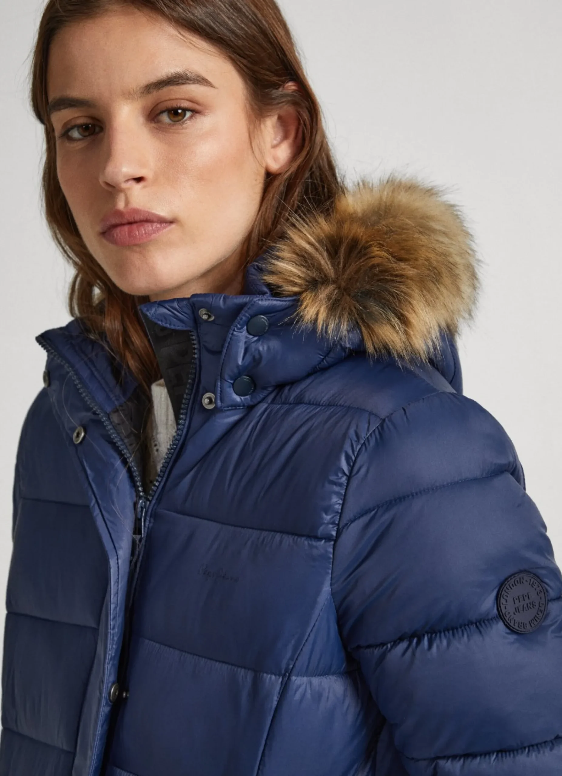 Mulher Pepe Jeans Casaco E Jaquetas>Blusao Comprido Acolchoado