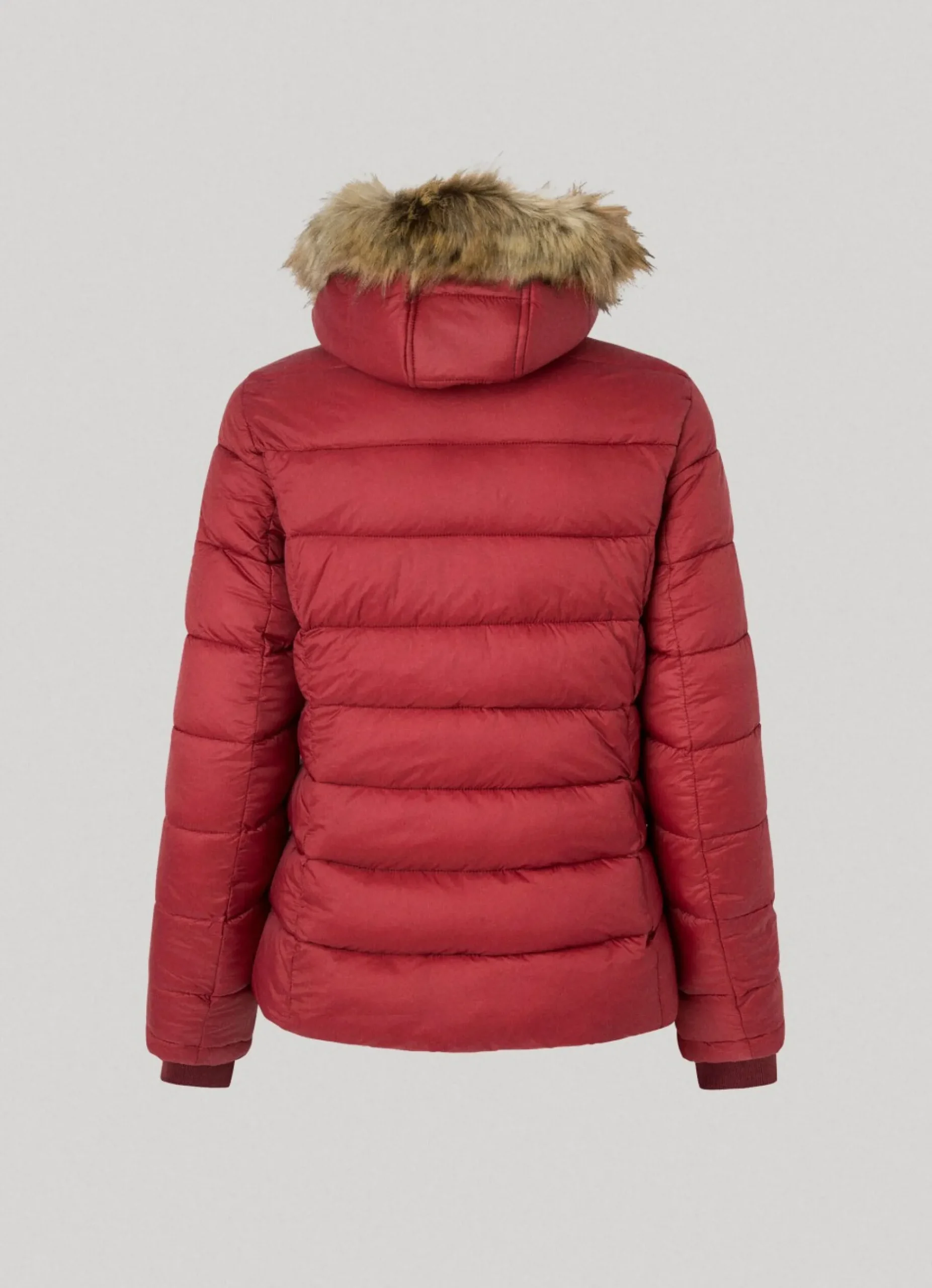 Mulher Pepe Jeans Casaco E Jaquetas>Blusao Detalhe De Pelo No Capuz