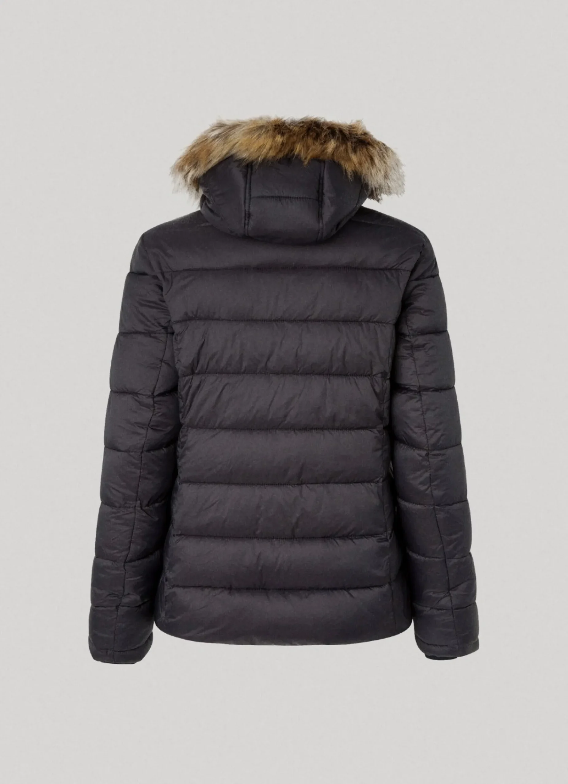 Mulher Pepe Jeans Casaco E Jaquetas>Blusao Detalhe De Pelo No Capuz