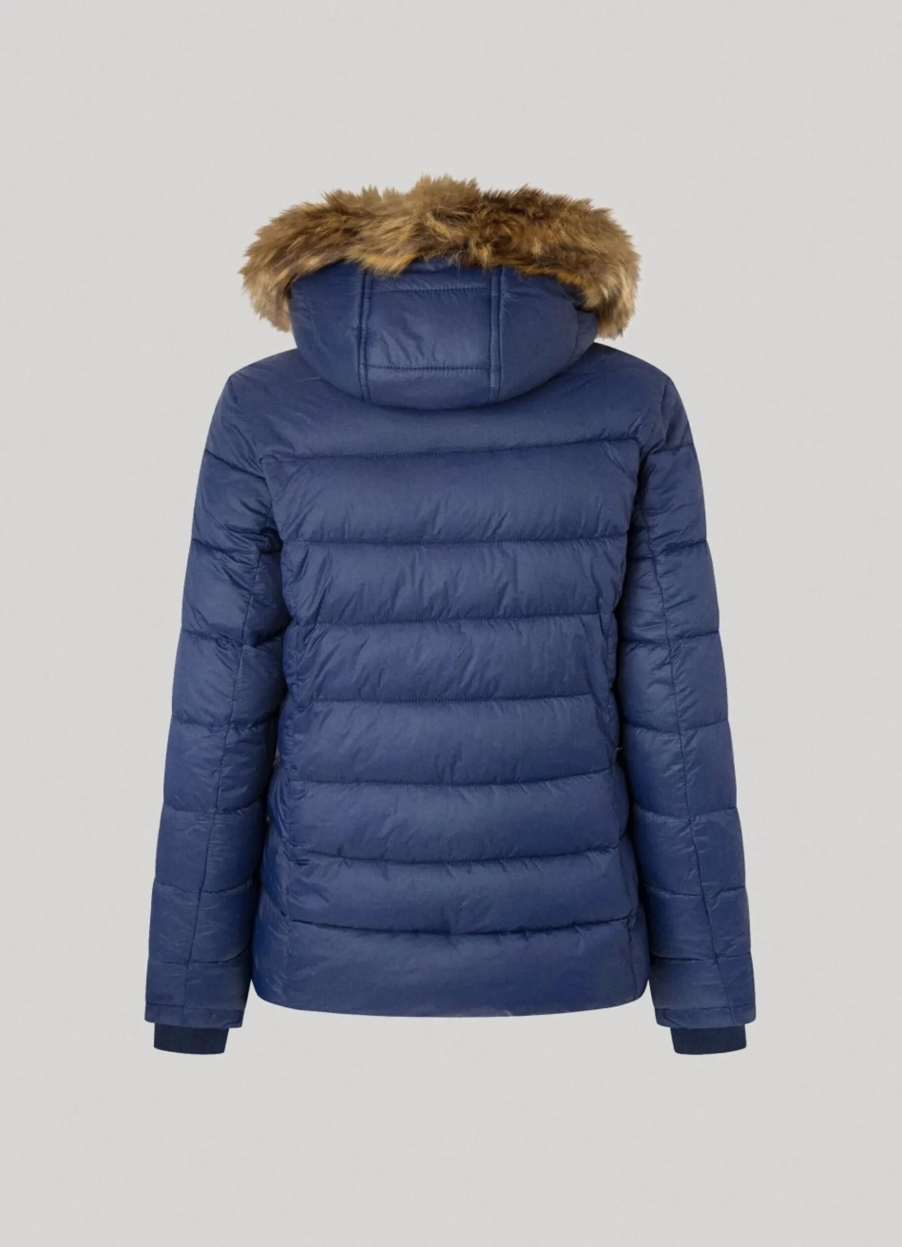 Mulher Pepe Jeans Casaco E Jaquetas>Blusao Detalhe De Pelo No Capuz