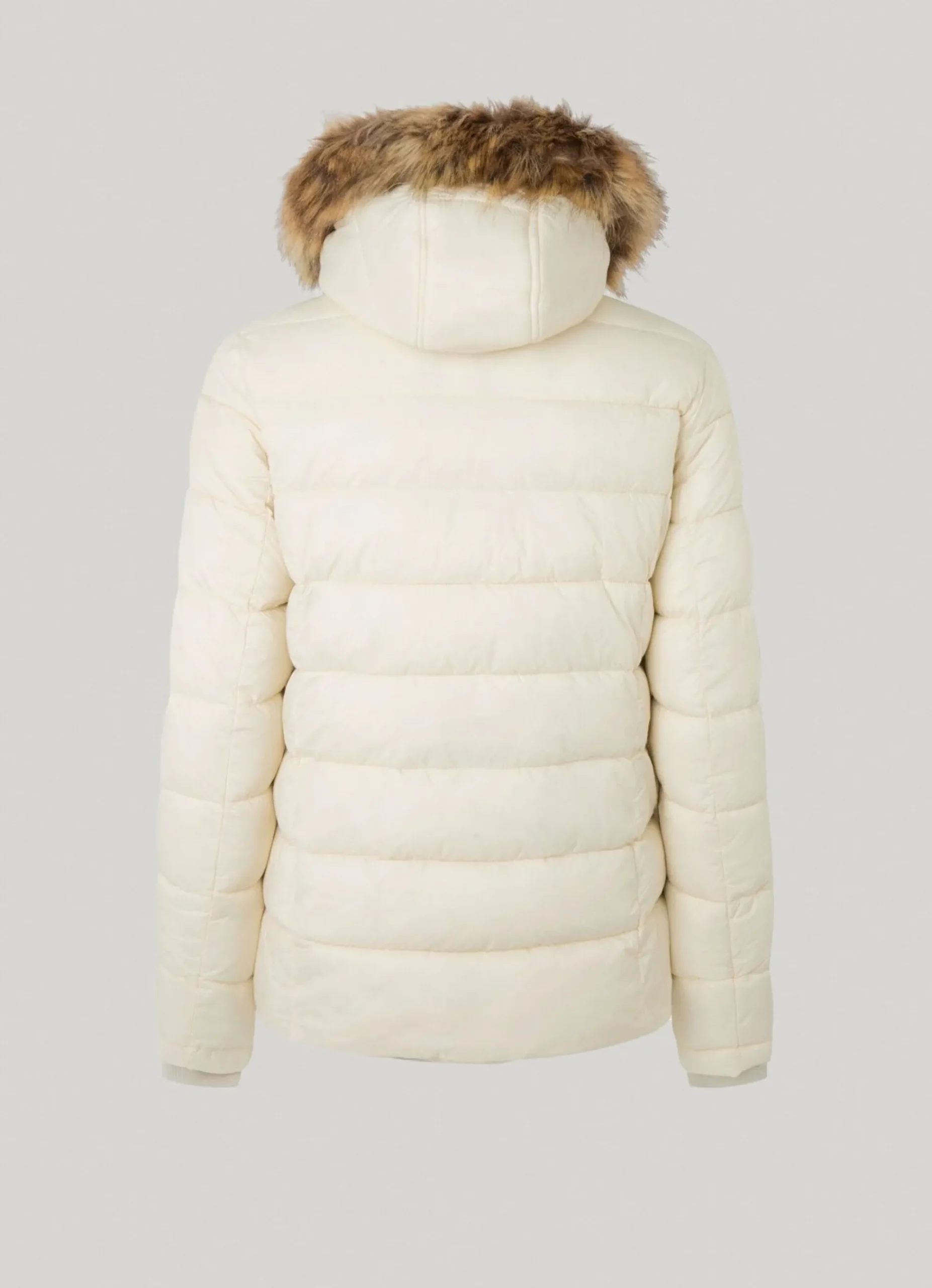 Mulher Pepe Jeans Casaco E Jaquetas>Blusao Detalhe De Pelo No Capuz