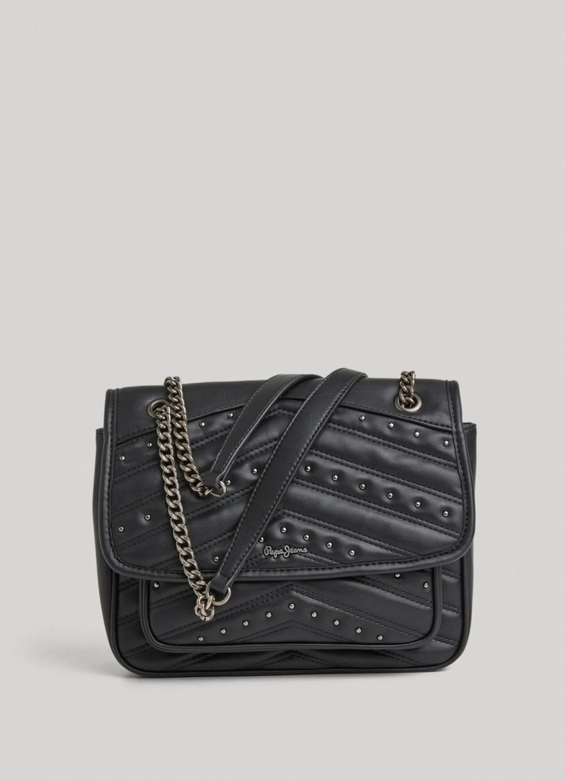 Mulher Pepe Jeans Bolsas E Mochilas>Bolsa De Ombro Com Tachas