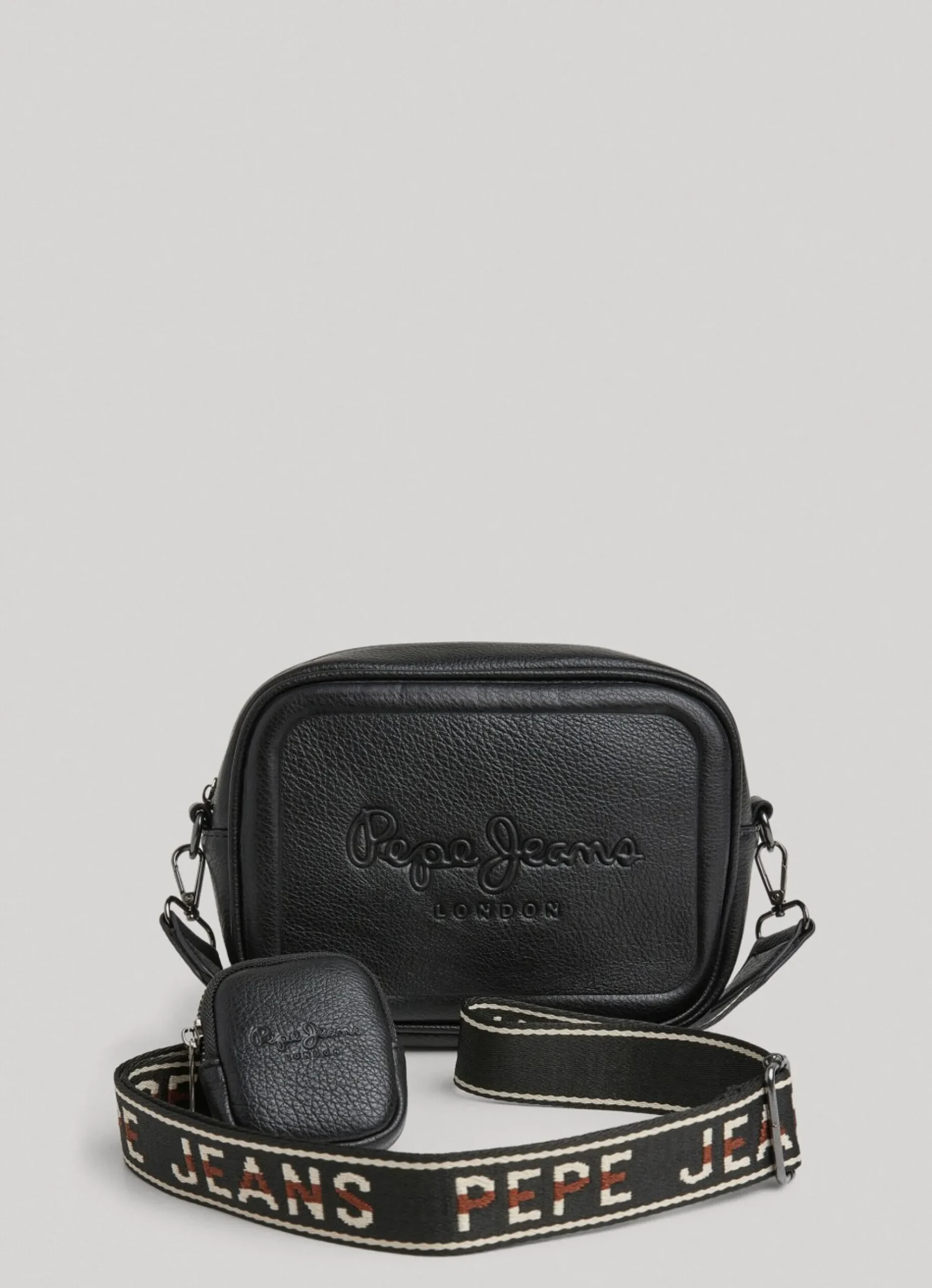 Mulher Pepe Jeans Bolsas E Mochilas>Bolsa De Ombro De Couro Para Camera