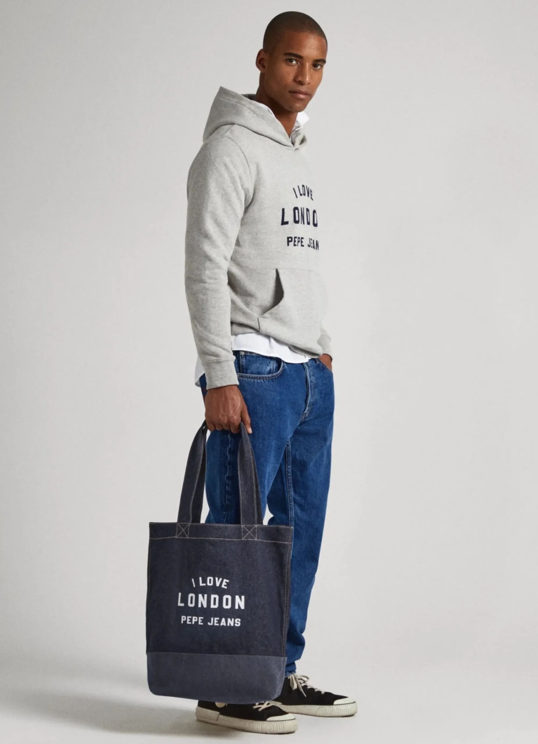 Homem Pepe Jeans Mochilas E Sacos>Bolsa Tote Em Tecido
