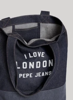 Mulher Pepe Jeans Bolsas E Mochilas>Bolsa Tote Em Tecido
