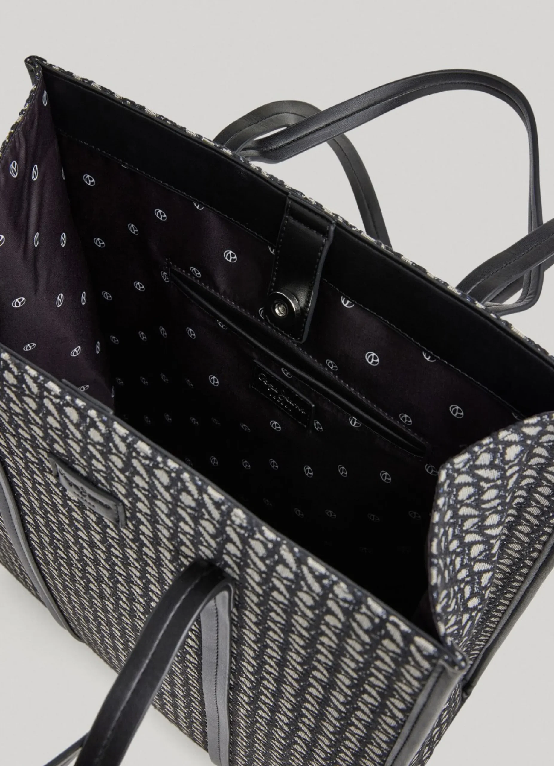 Mulher Pepe Jeans Bolsas E Mochilas>Bolsa Tote Jacquard