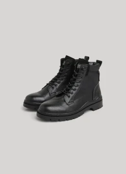 Homem Pepe Jeans Botas E Sapatos>Botas Cano Medio Tecido Combinado