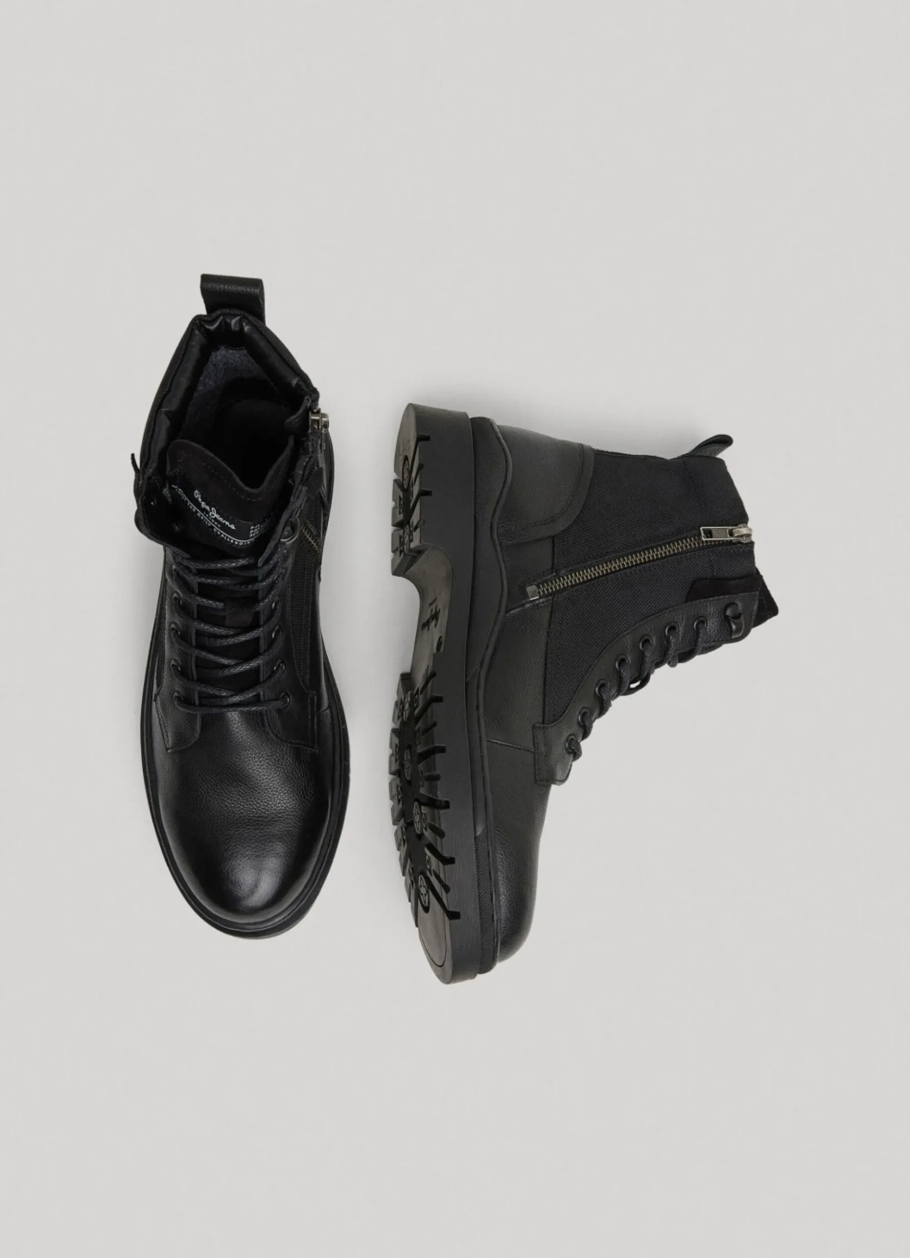 Homem Pepe Jeans Botas E Sapatos>Botas Cano Medio Tecido Combinado
