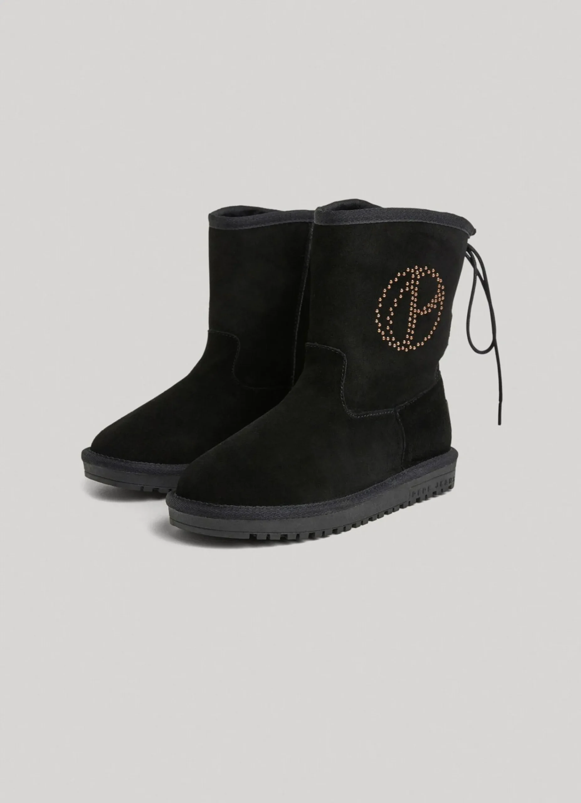 Mulher Pepe Jeans Botas E Sapatos>Botas De Camurca Cano Medio