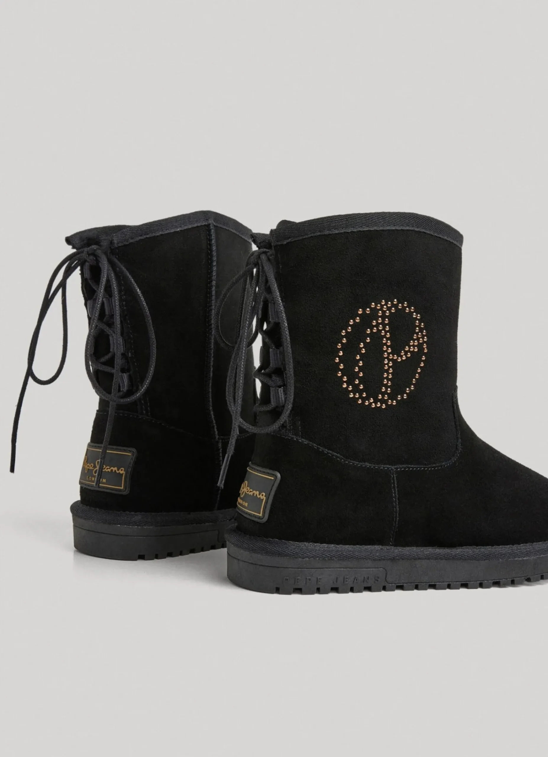 Mulher Pepe Jeans Botas E Sapatos>Botas De Camurca Cano Medio