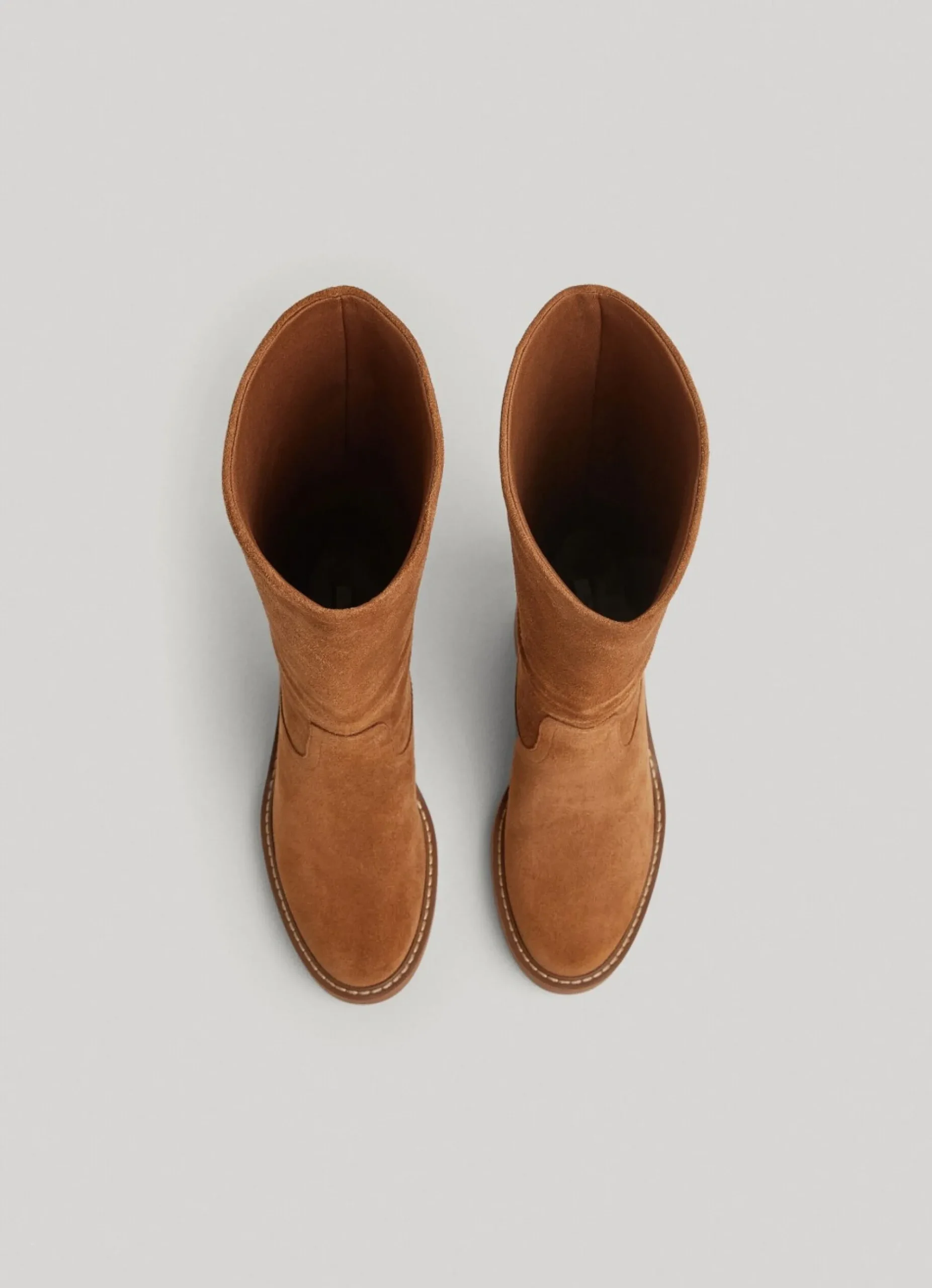 Mulher Pepe Jeans Botas E Sapatos>Botas De Cano Alto De Camurca