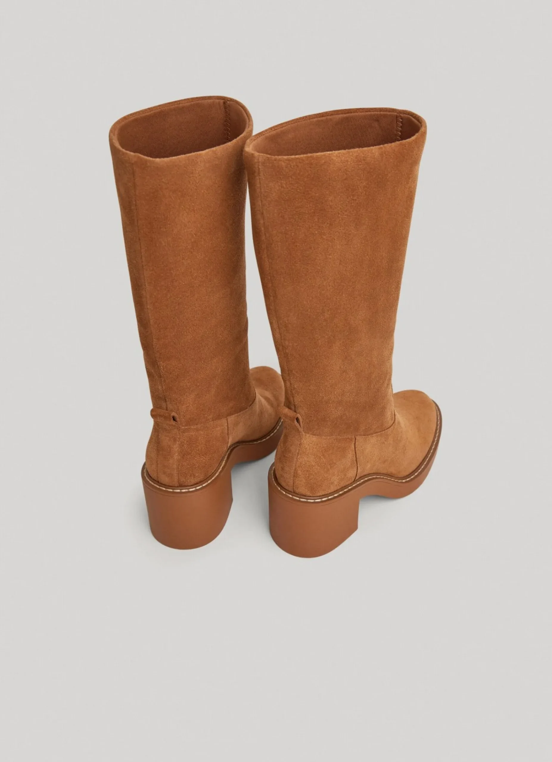 Mulher Pepe Jeans Botas E Sapatos>Botas De Cano Alto De Camurca