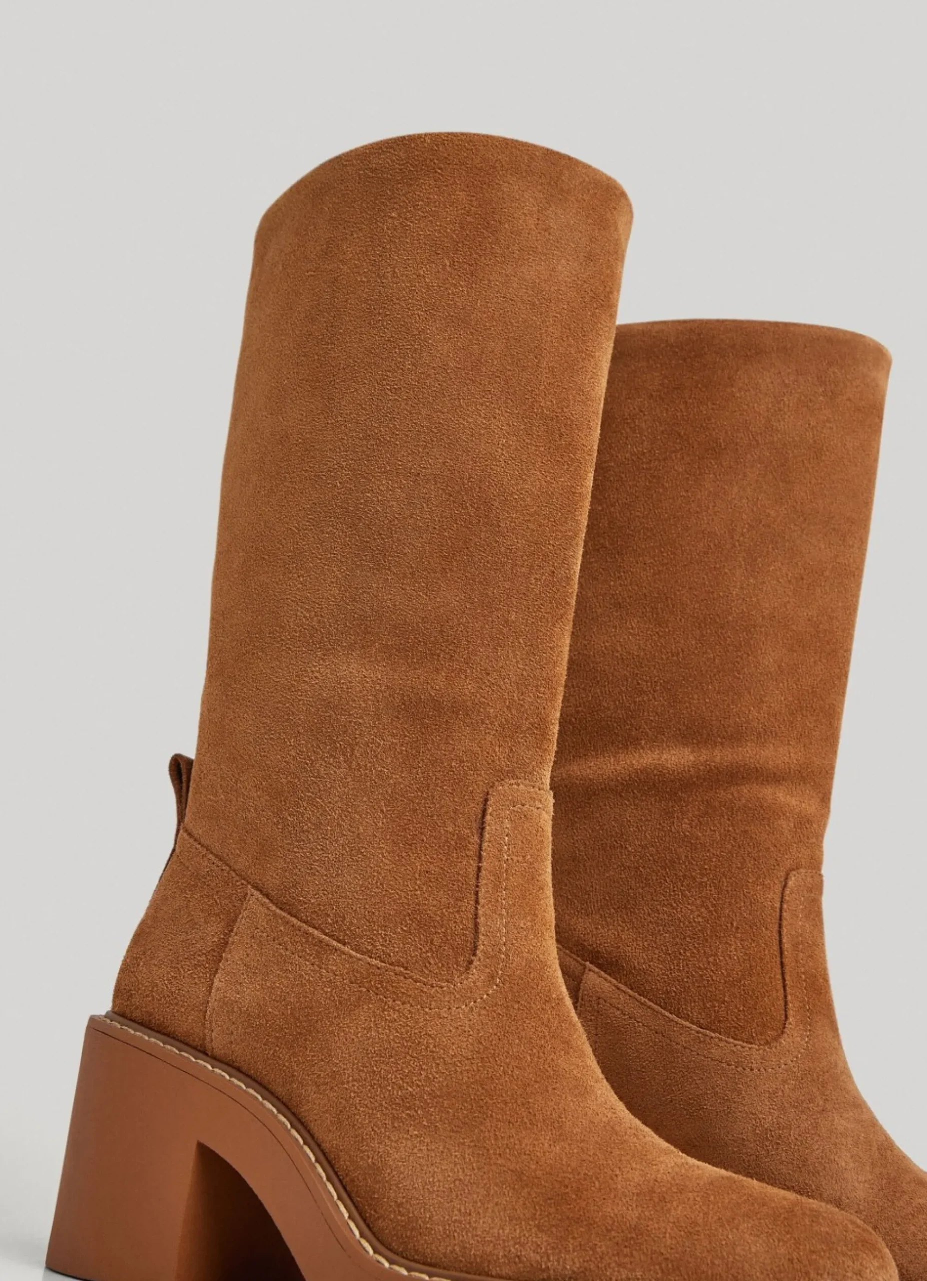 Mulher Pepe Jeans Botas E Sapatos>Botas De Cano Alto De Camurca