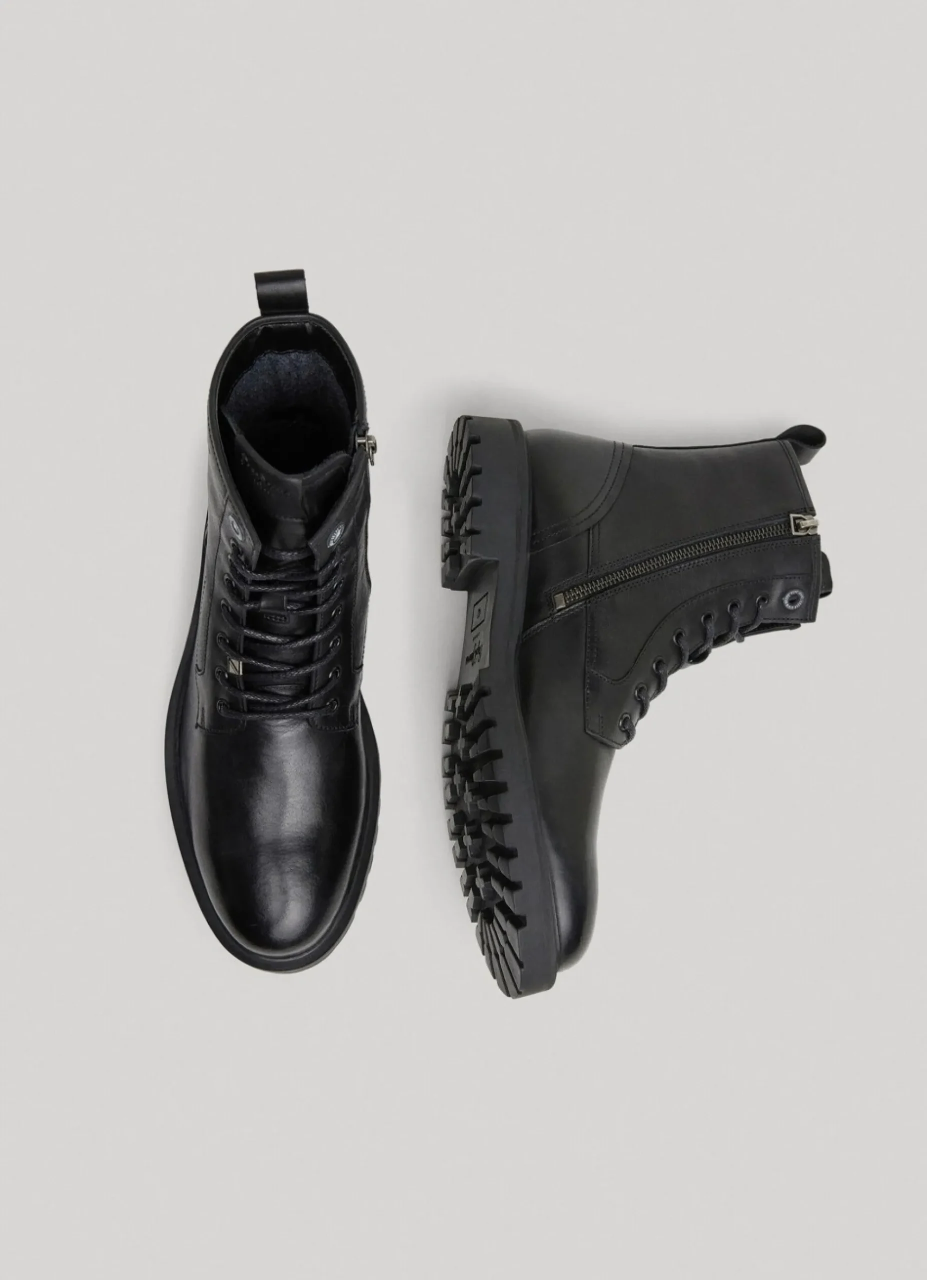 Homem Pepe Jeans Botas E Sapatos>Botas De Couro Cano Alto