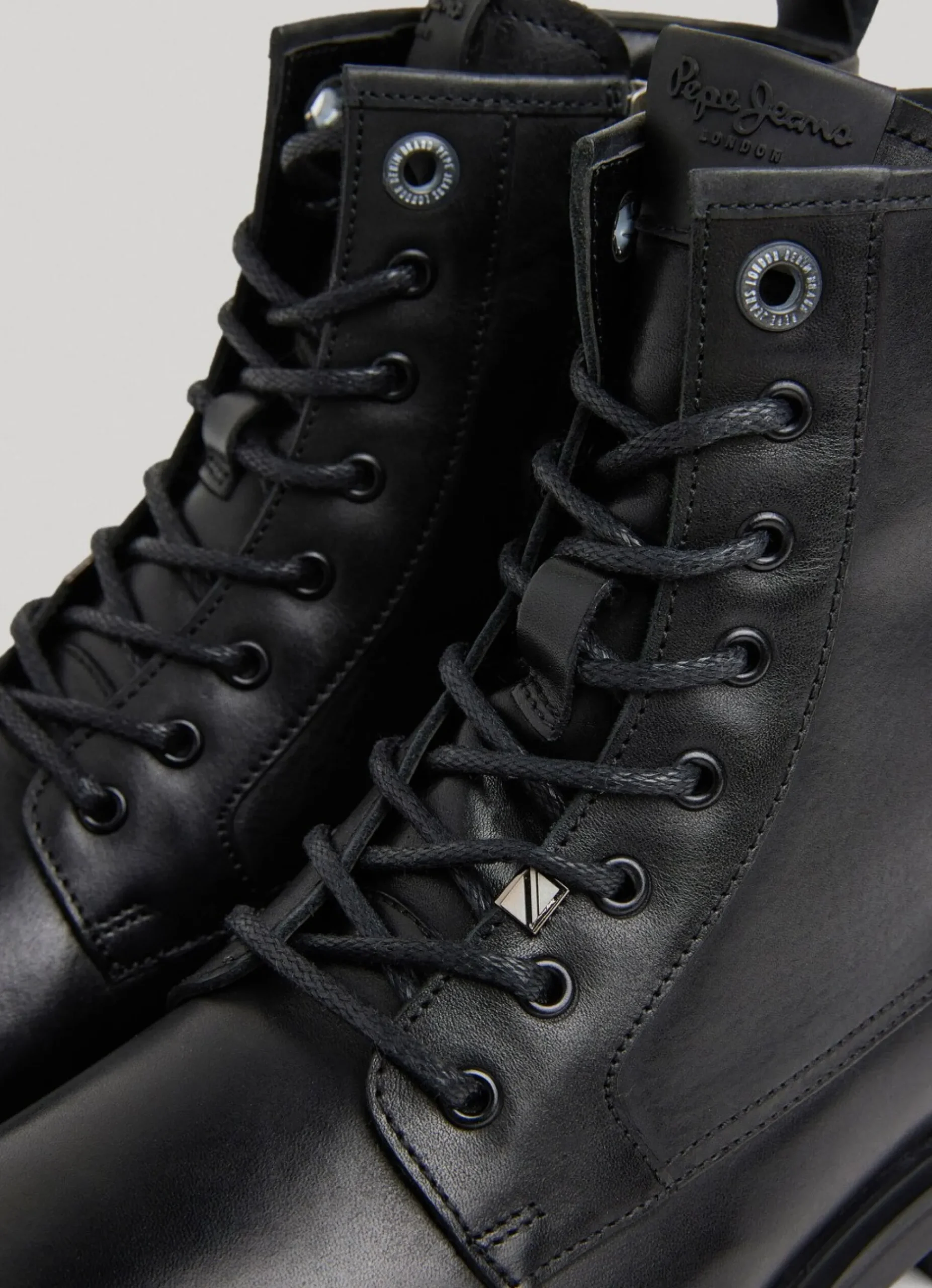 Homem Pepe Jeans Botas E Sapatos>Botas De Couro Cano Alto