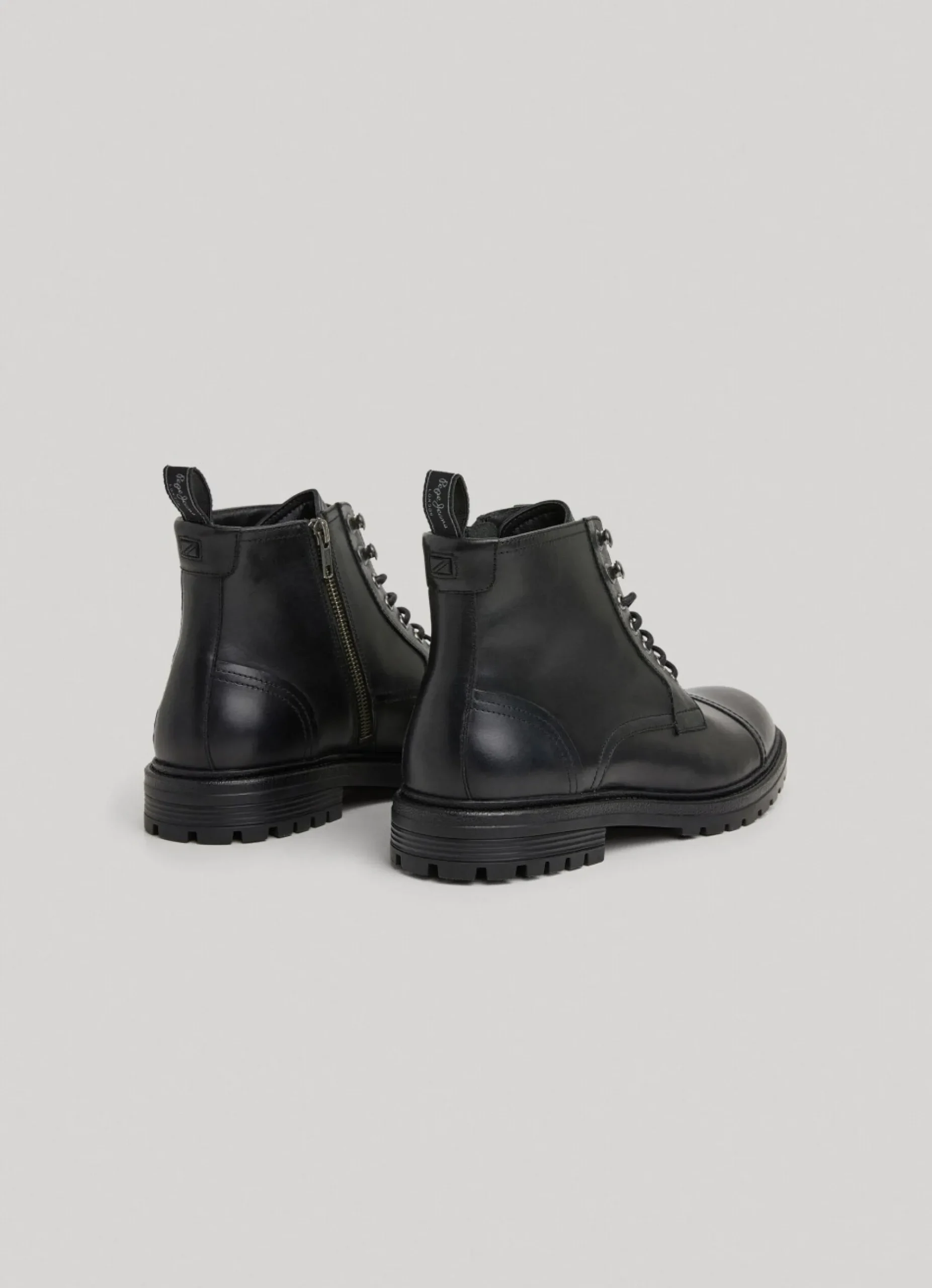 Homem Pepe Jeans Botas E Sapatos>Botas De Couro De Cano Medio