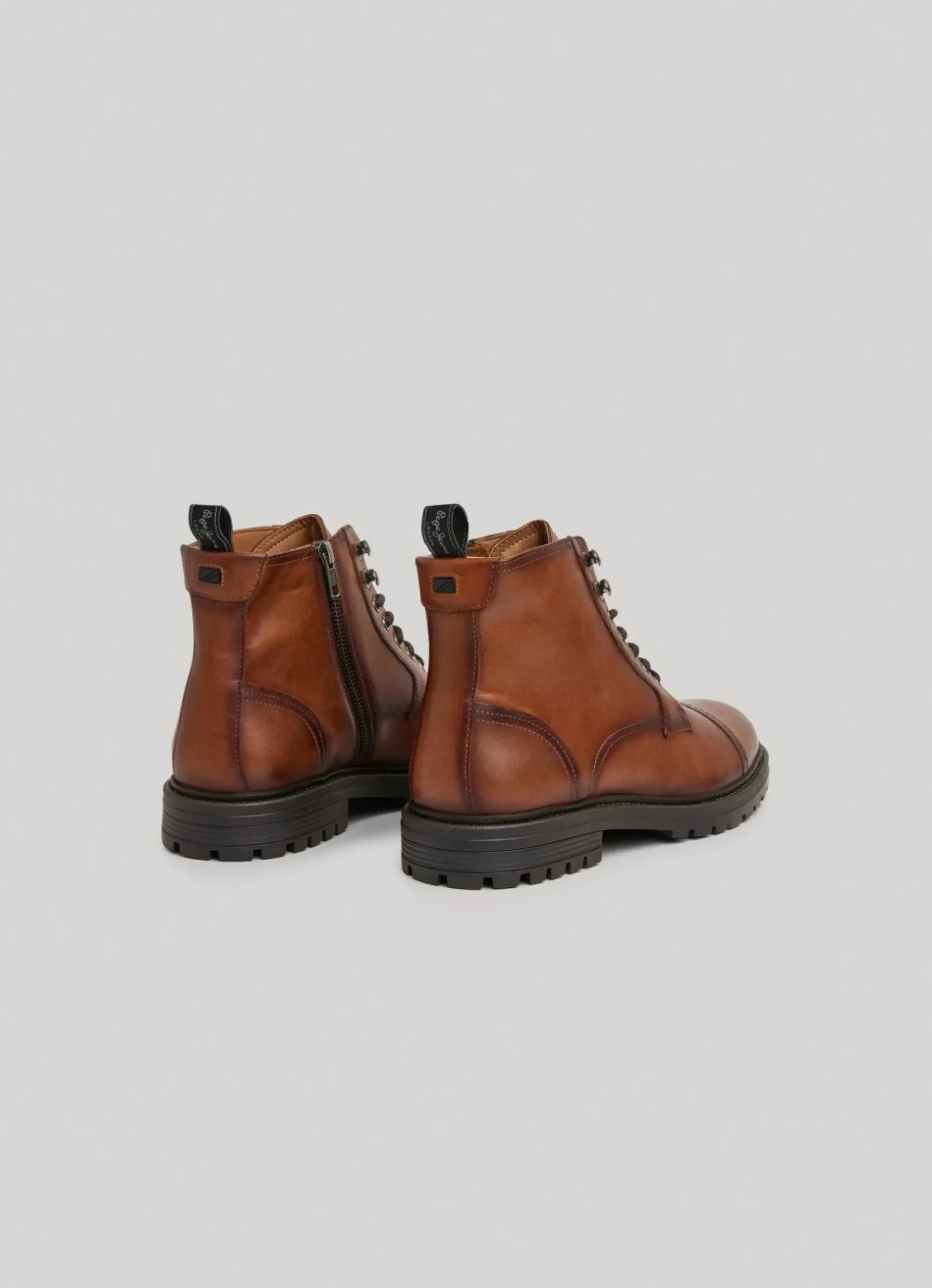 Homem Pepe Jeans Botas E Sapatos>Botas De Couro De Cano Medio