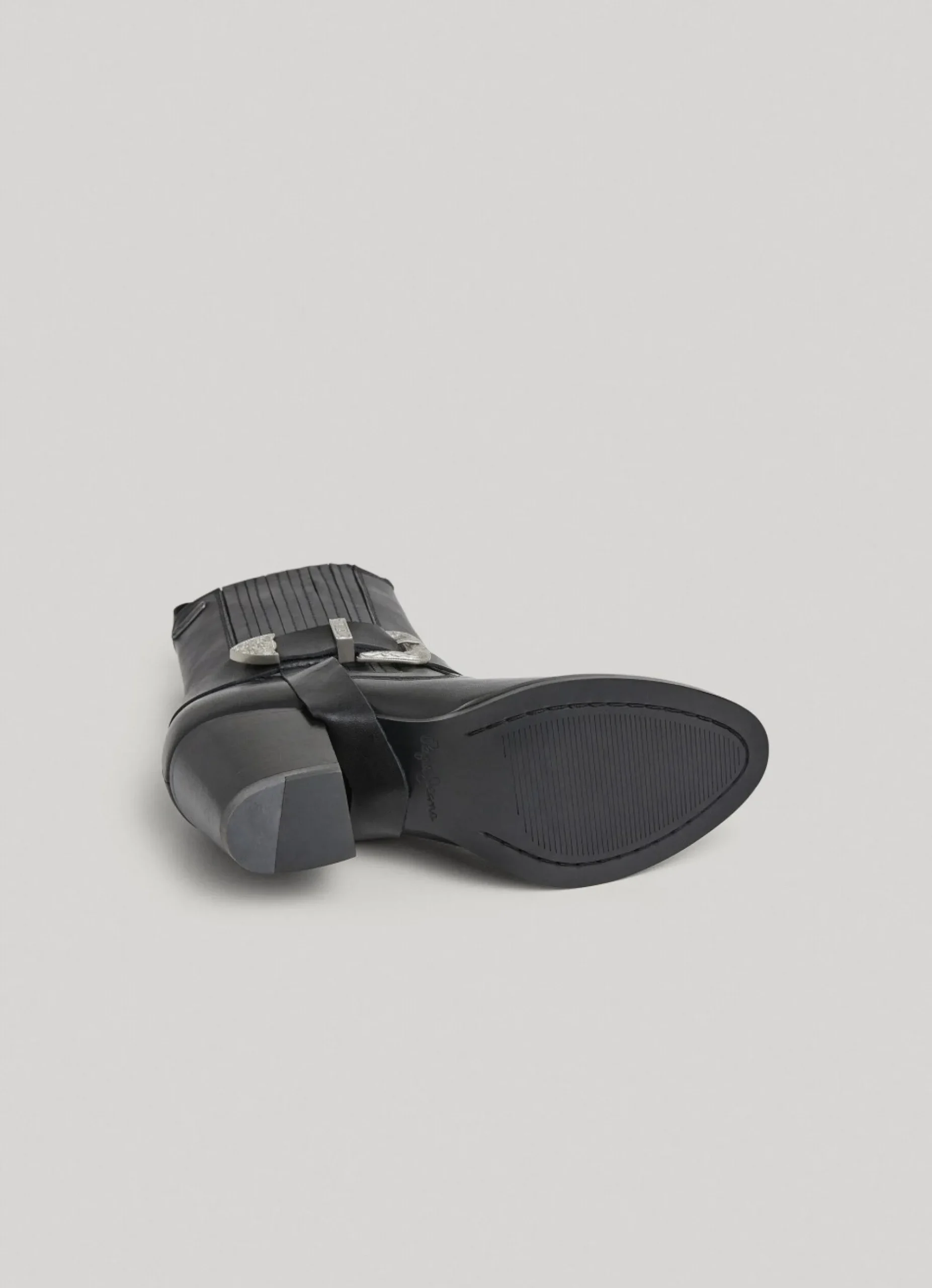 Mulher Pepe Jeans Botas E Sapatos>Botim Cano Medio Com Salto