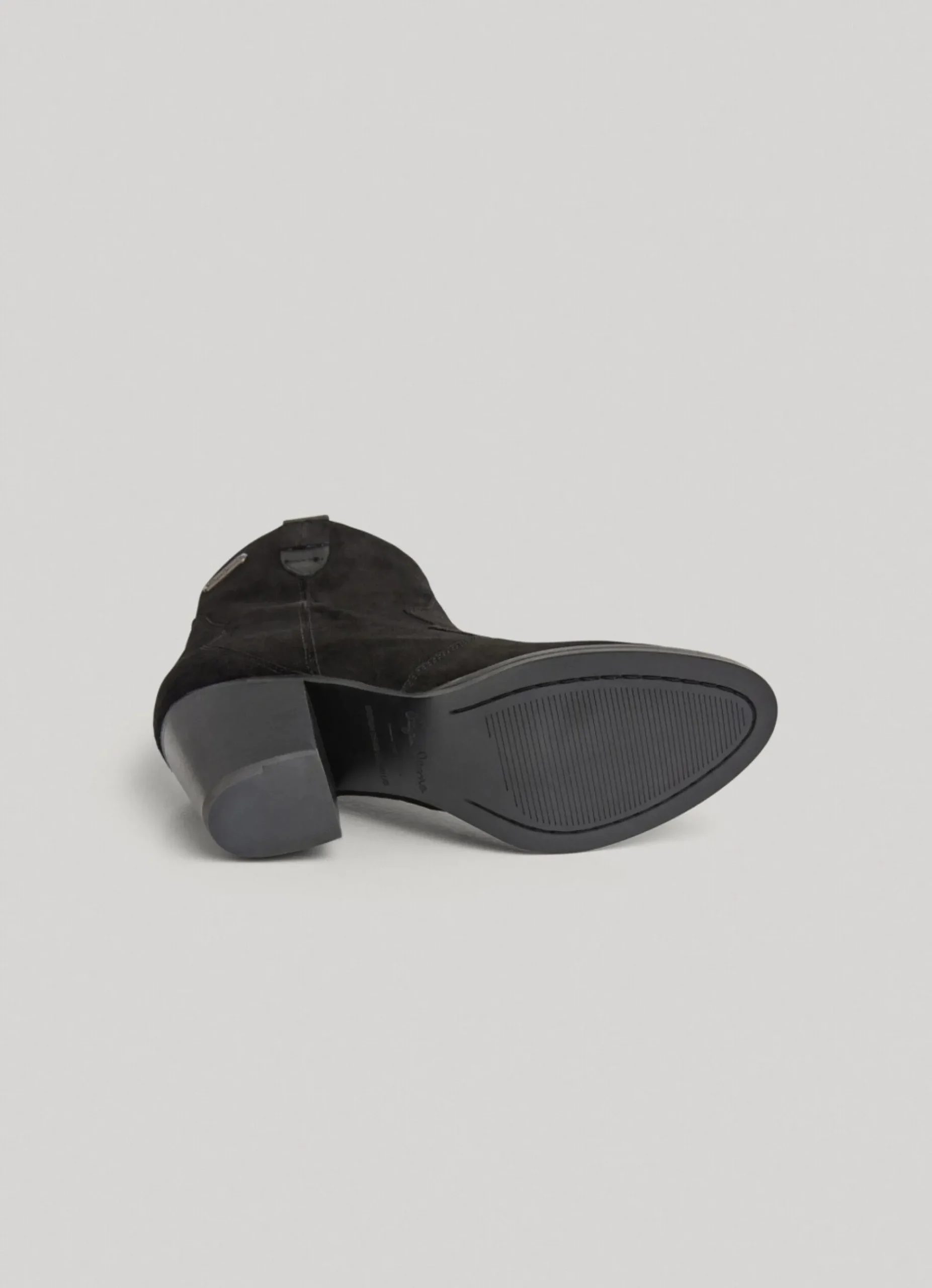 Mulher Pepe Jeans Botas E Sapatos>Botim De Camurca Com Fecho