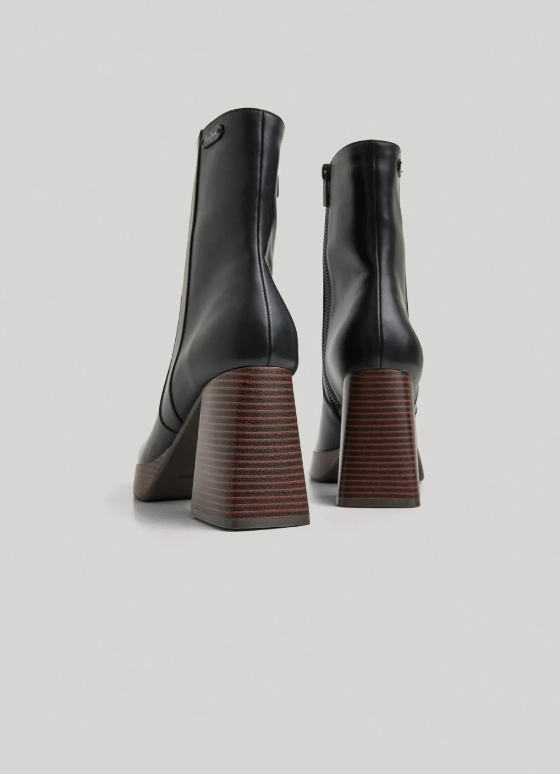 Mulher Pepe Jeans Botas E Sapatos>Botim Plataforma Madeira
