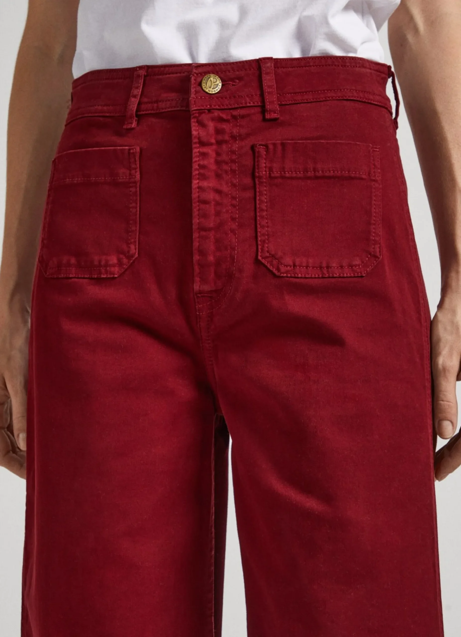 Mulher Pepe Jeans Calças>Calças 5 Bolsos Relaxed Fit