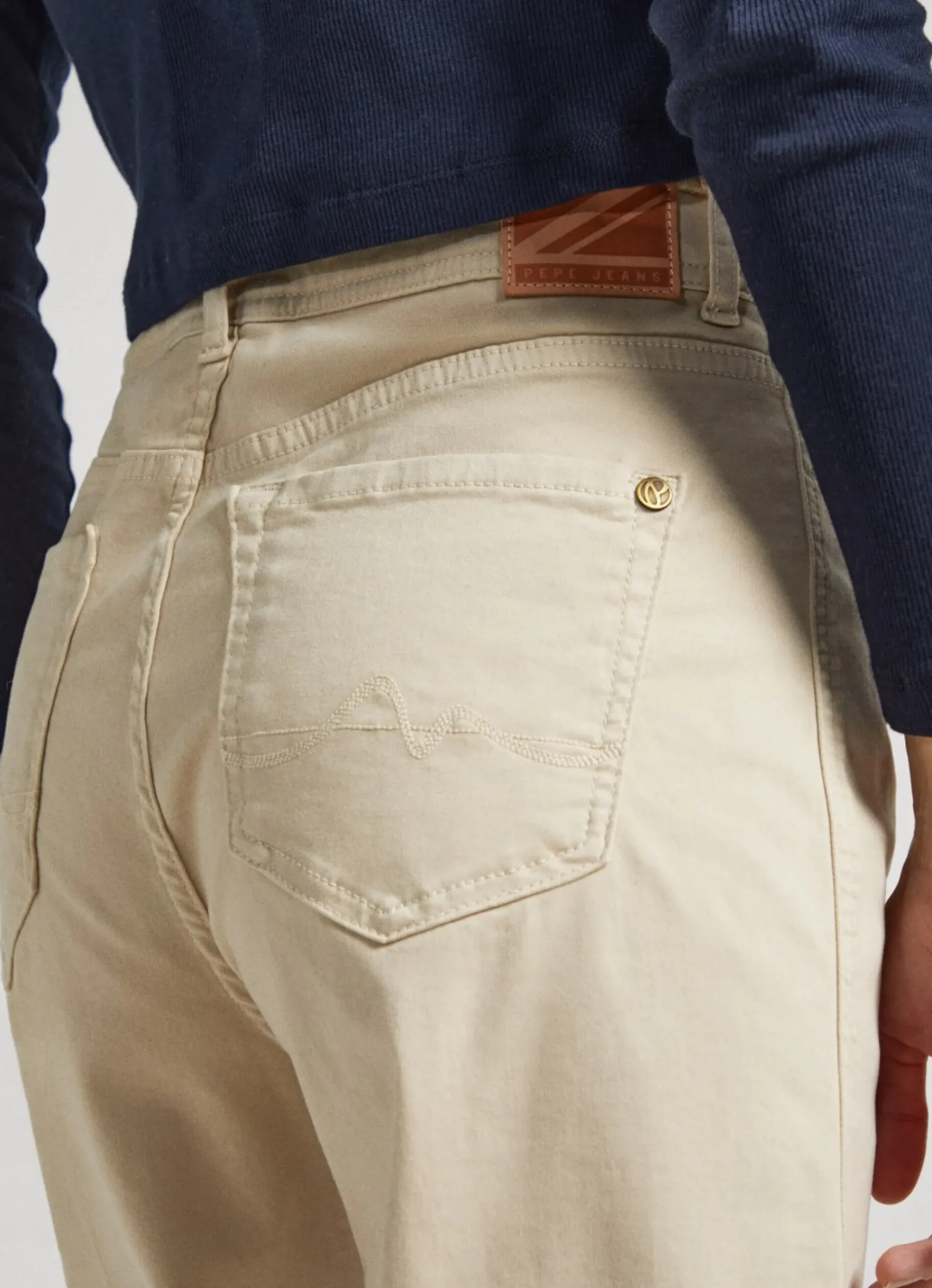Mulher Pepe Jeans Calças>Calças 5 Bolsos Relaxed Fit