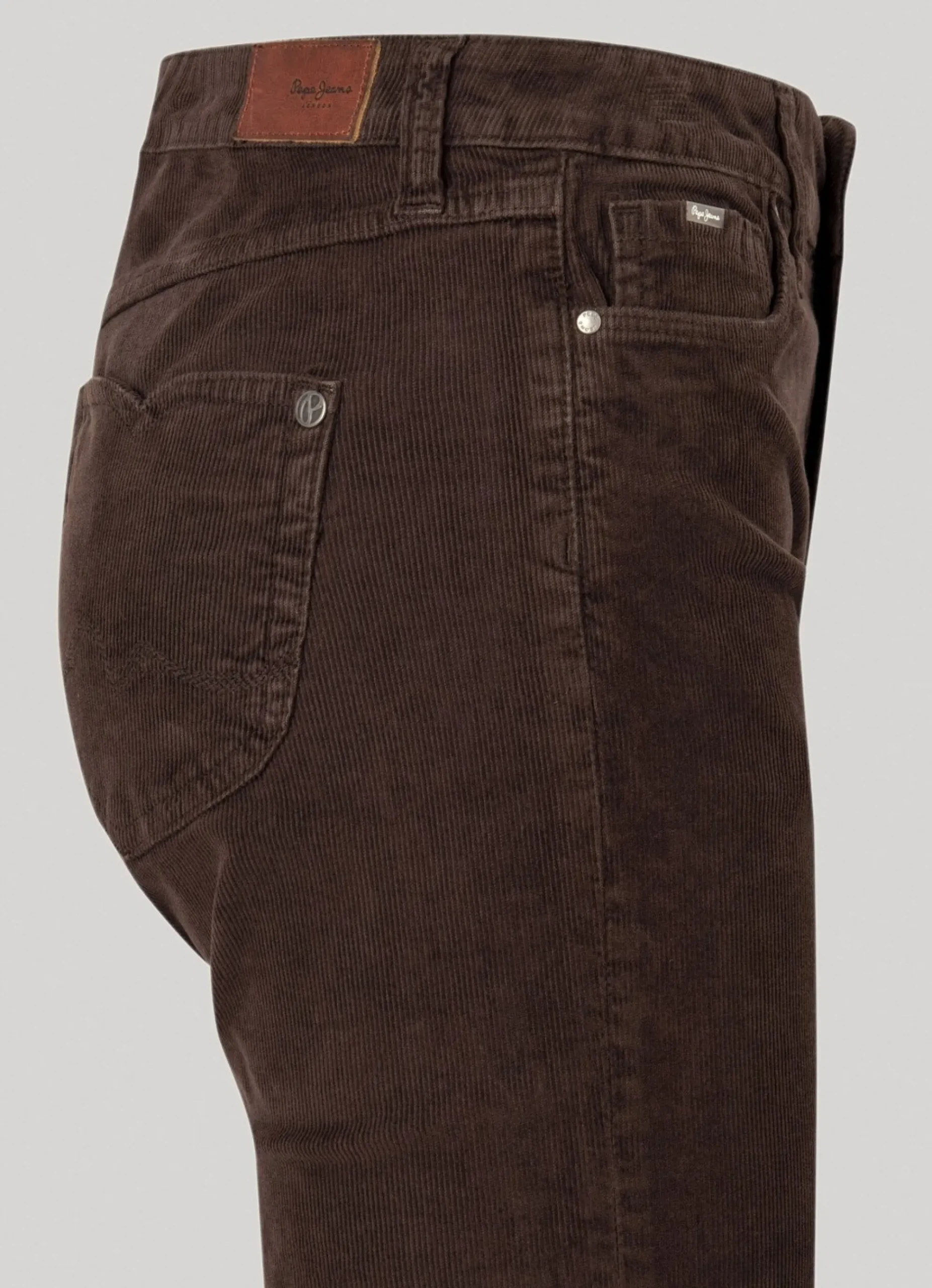 Mulher Pepe Jeans Calças>Calças Bombazina Com 5 Bolsos
