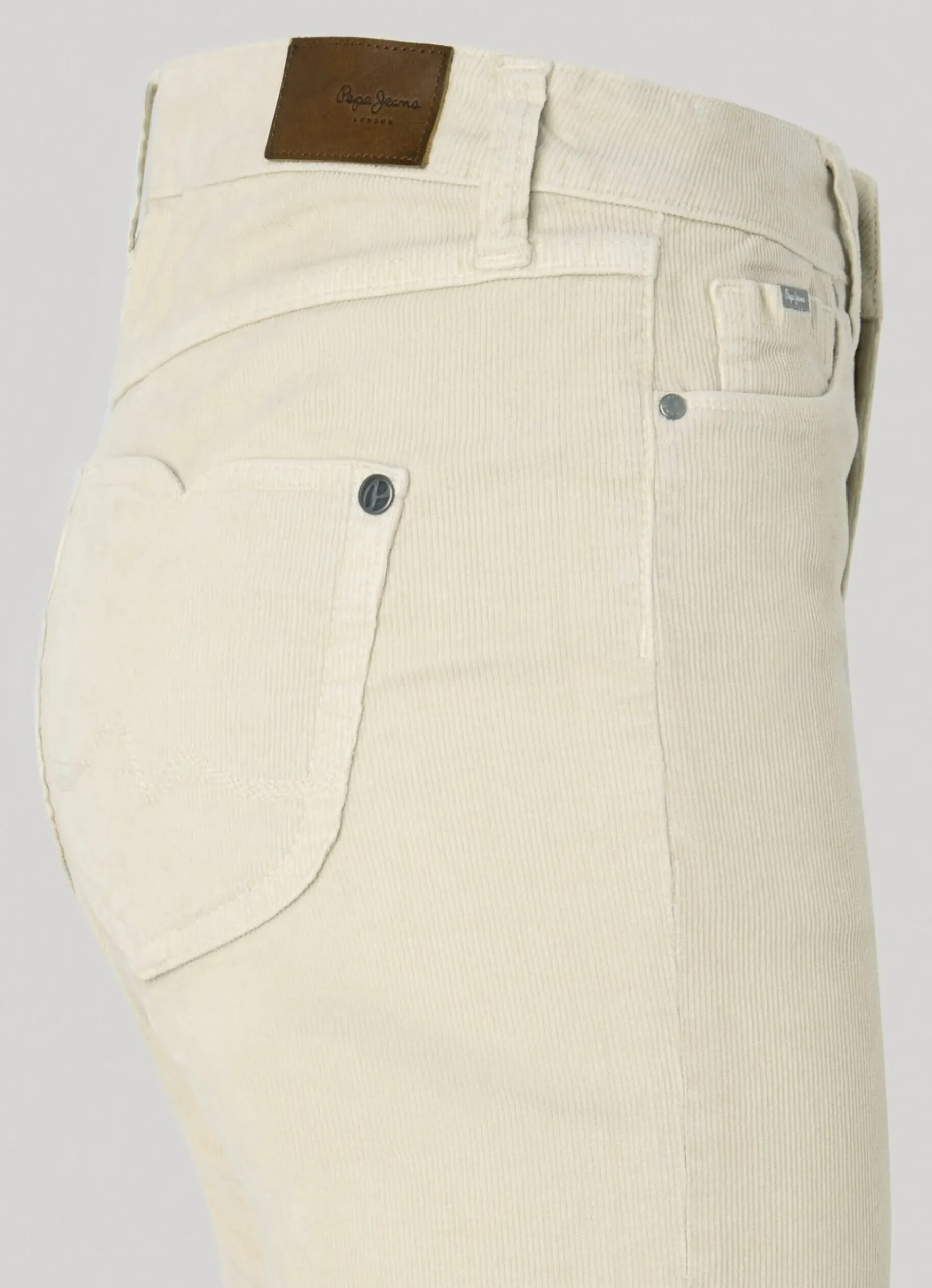 Mulher Pepe Jeans Calças>Calças Bombazina Com 5 Bolsos