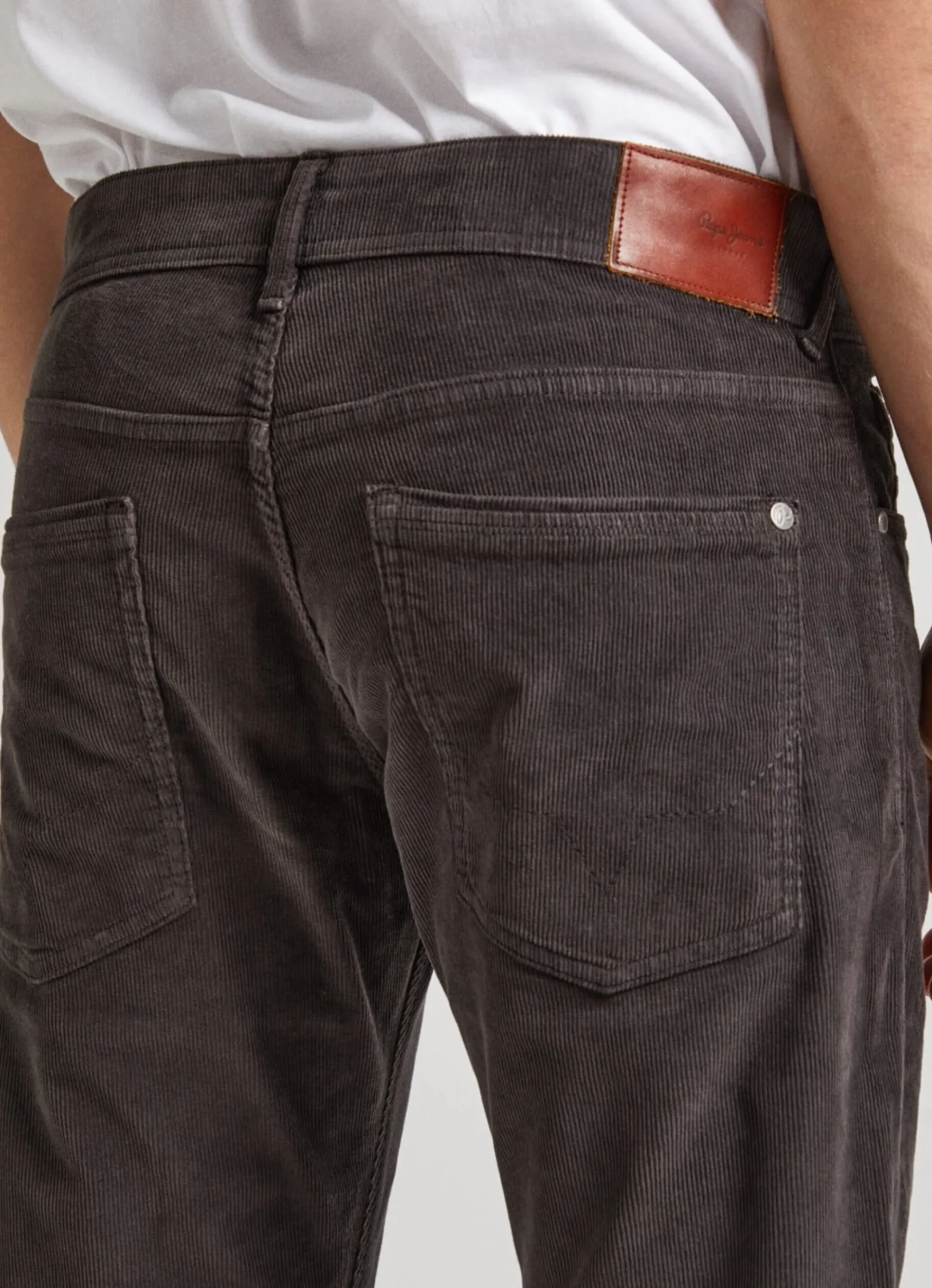 Homem Pepe Jeans Calças>Calças Bombazina Loose Fit Alban