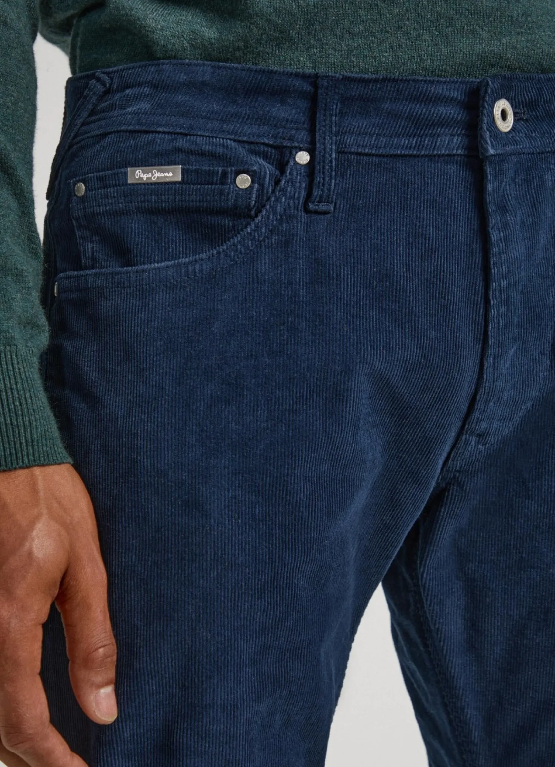 Homem Pepe Jeans Calças>Calças Bombazina Loose Fit Alban