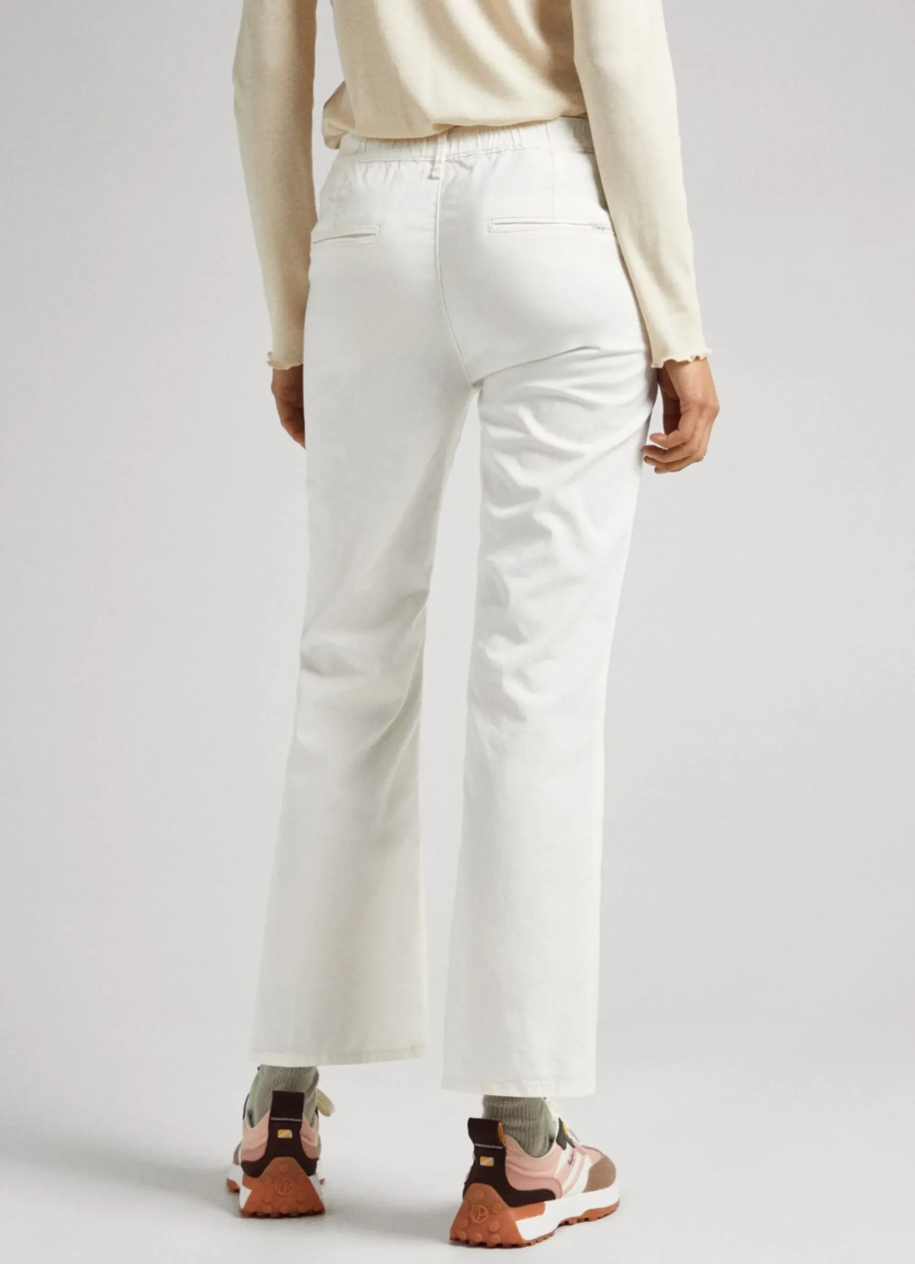 Mulher Pepe Jeans Calças>Calças Chino Flare Fit