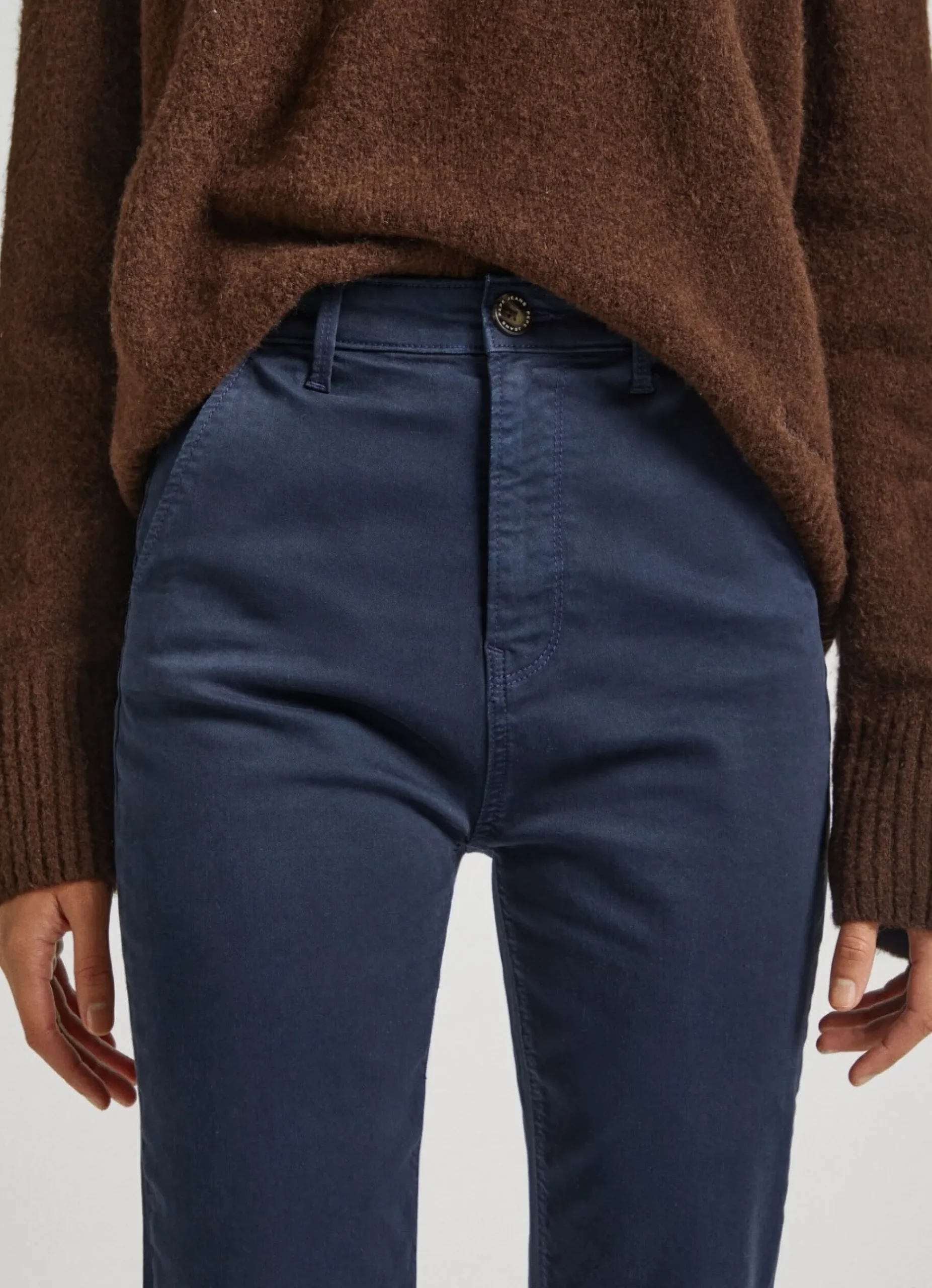 Mulher Pepe Jeans Calças>Calças Chino Regular Fit