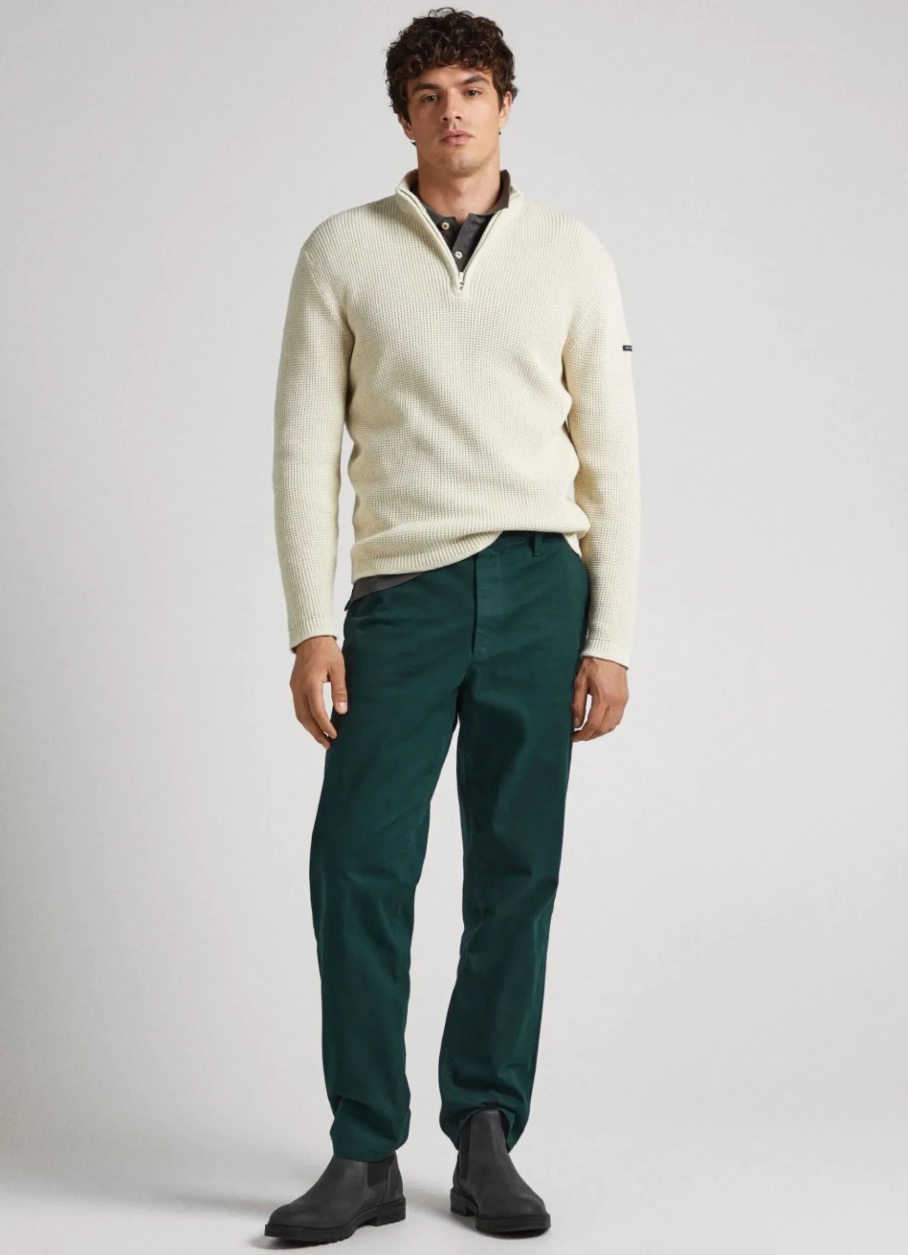 Homem Pepe Jeans Calças>Calças Chino Relaxed Fit Harrow
