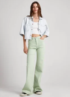 Mulher Pepe Jeans Calças>Calças Flare-Fit De 5 Bolsos