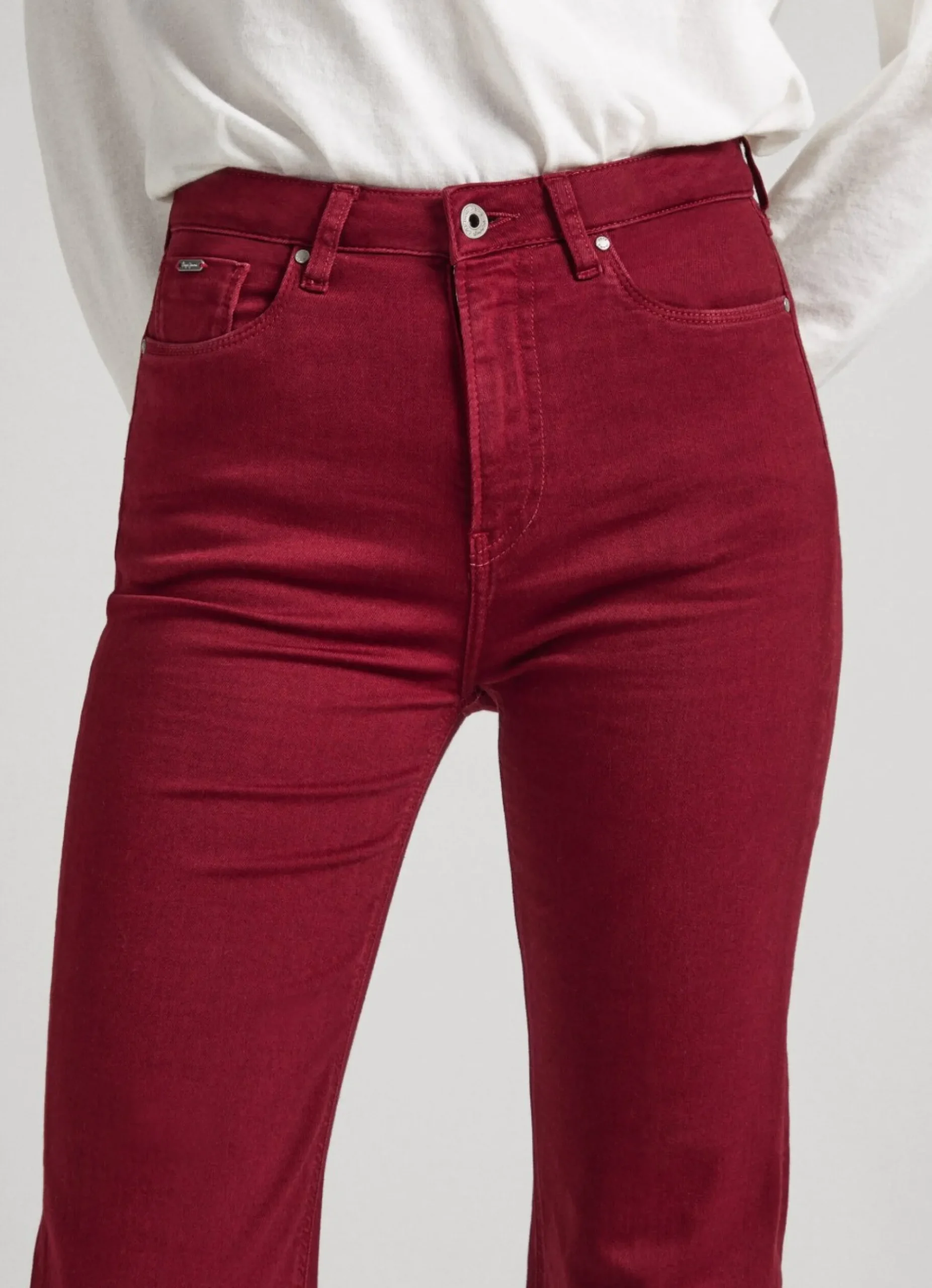 Mulher Pepe Jeans Calças>Calças Flare-Fit De 5 Bolsos