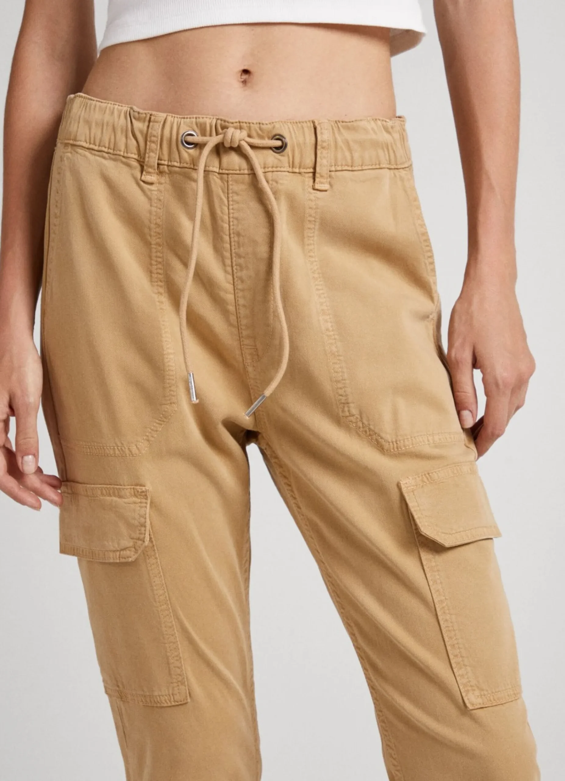 Mulher Pepe Jeans Calças>Calças Jogger Relaxed Fit