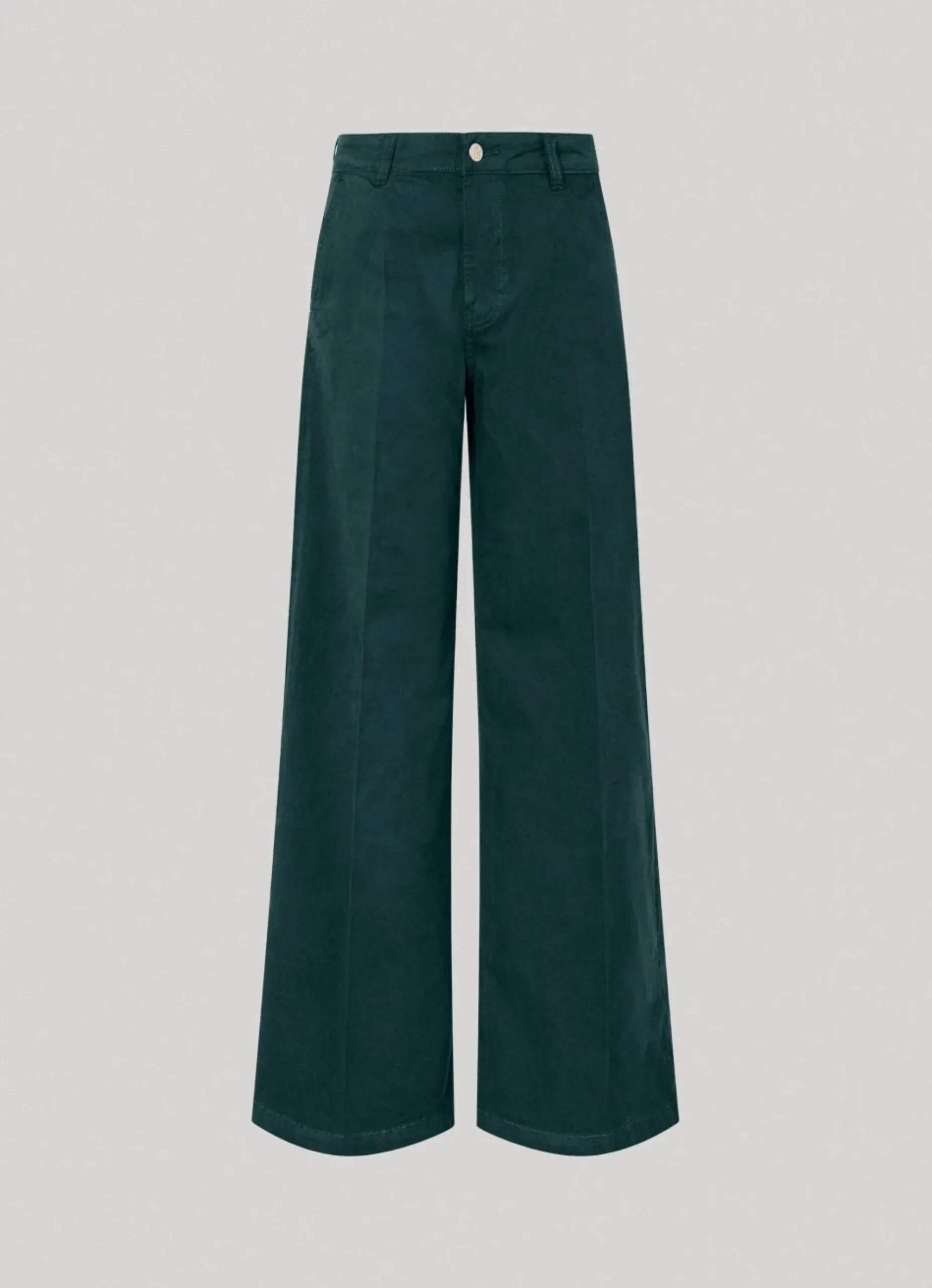 Mulher Pepe Jeans Calças>Calças Palazzo Sarja Elastica