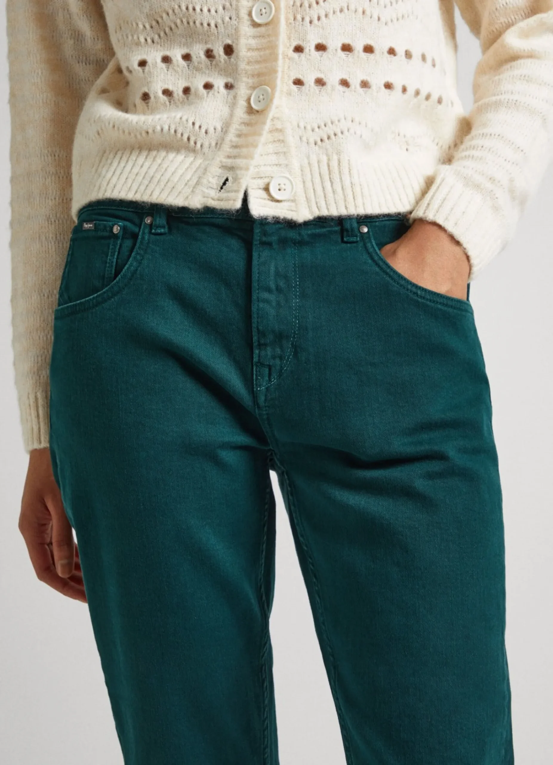 Mulher Pepe Jeans Calças>Calças Relaxed Fit 5 Bolsos